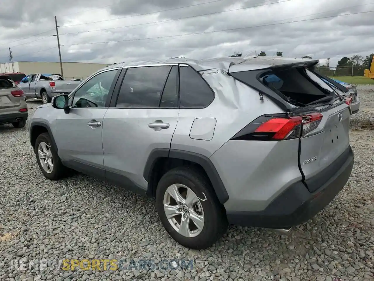 2 Photograph of a damaged car 2T3W1RFV4MW170961 TOYOTA RAV4 2021