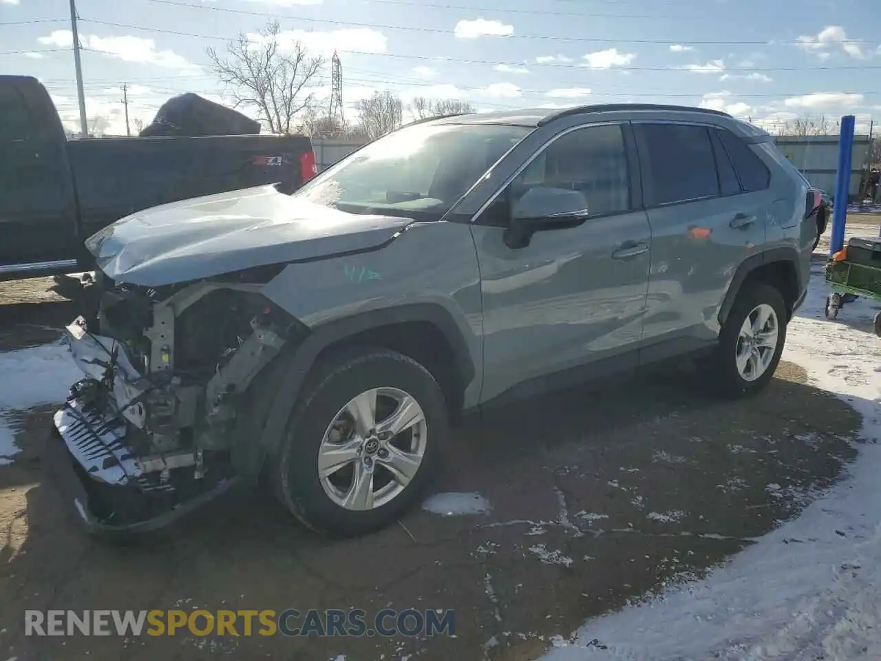 1 Photograph of a damaged car 2T3W1RFV5MC086195 TOYOTA RAV4 2021