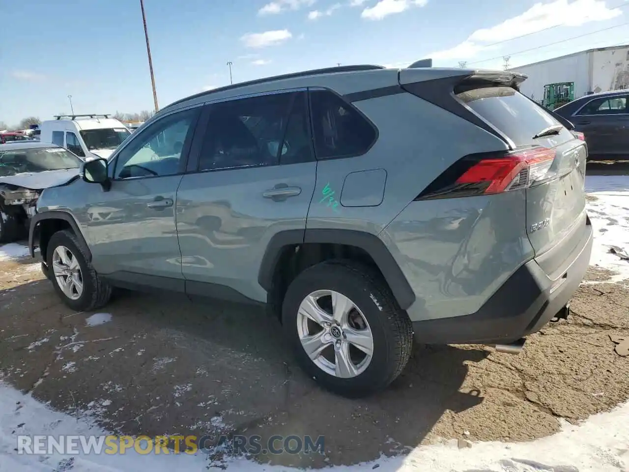 2 Photograph of a damaged car 2T3W1RFV5MC086195 TOYOTA RAV4 2021