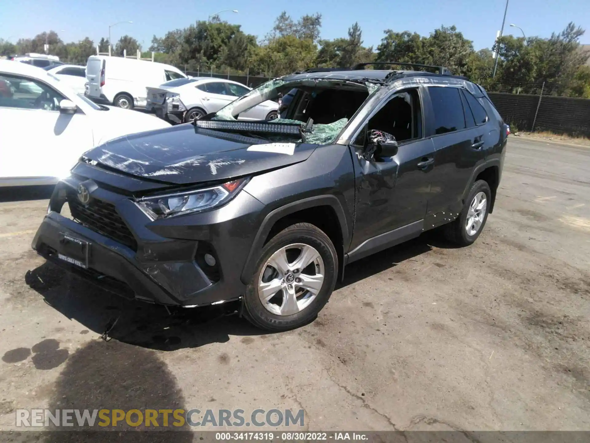 2 Photograph of a damaged car 2T3W1RFV5MC095530 TOYOTA RAV4 2021