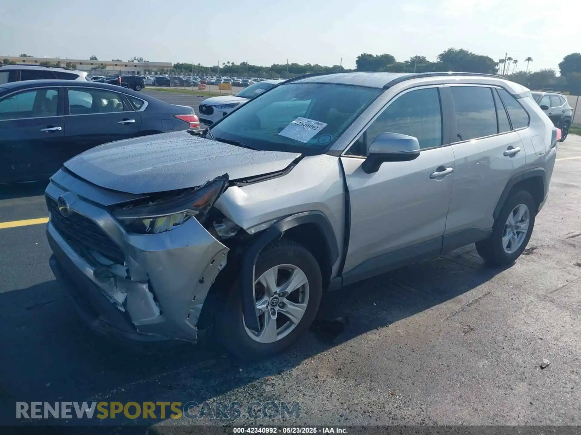 2 Photograph of a damaged car 2T3W1RFV5MC097147 TOYOTA RAV4 2021