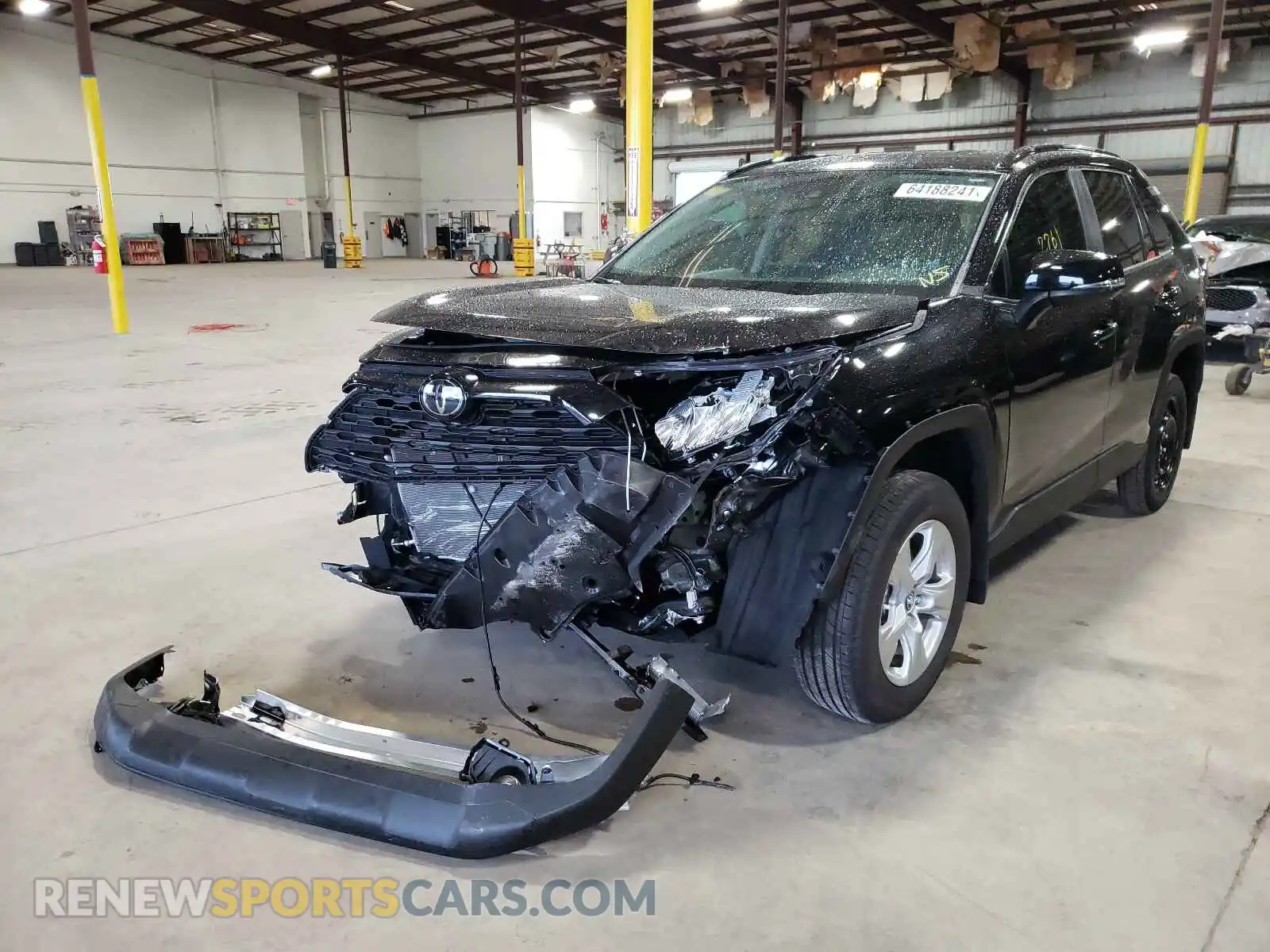 2 Photograph of a damaged car 2T3W1RFV5MC101262 TOYOTA RAV4 2021