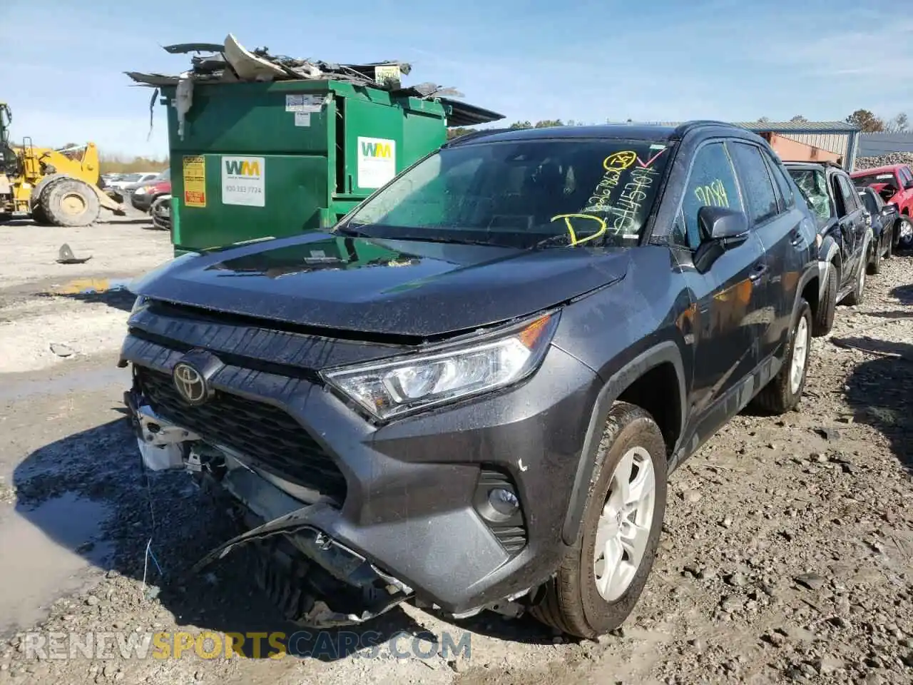 2 Photograph of a damaged car 2T3W1RFV5MC136335 TOYOTA RAV4 2021