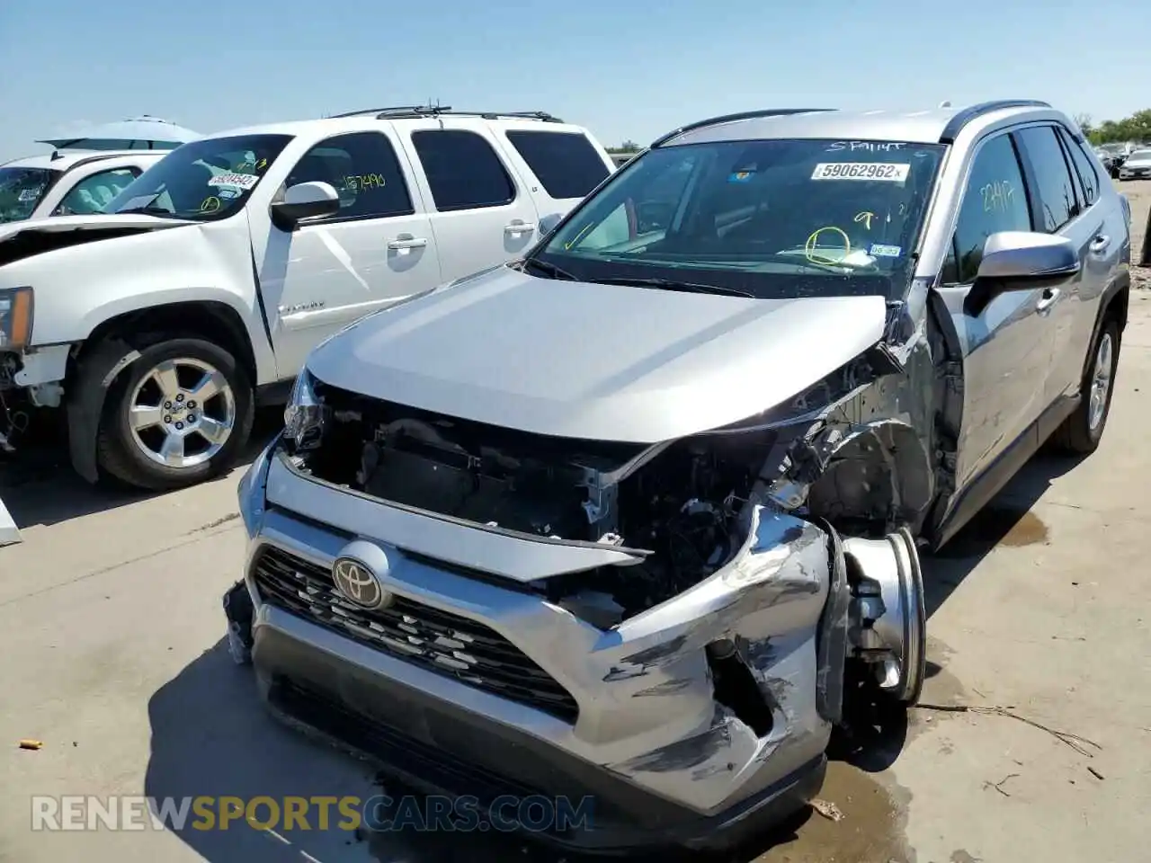 2 Photograph of a damaged car 2T3W1RFV5MC148534 TOYOTA RAV4 2021