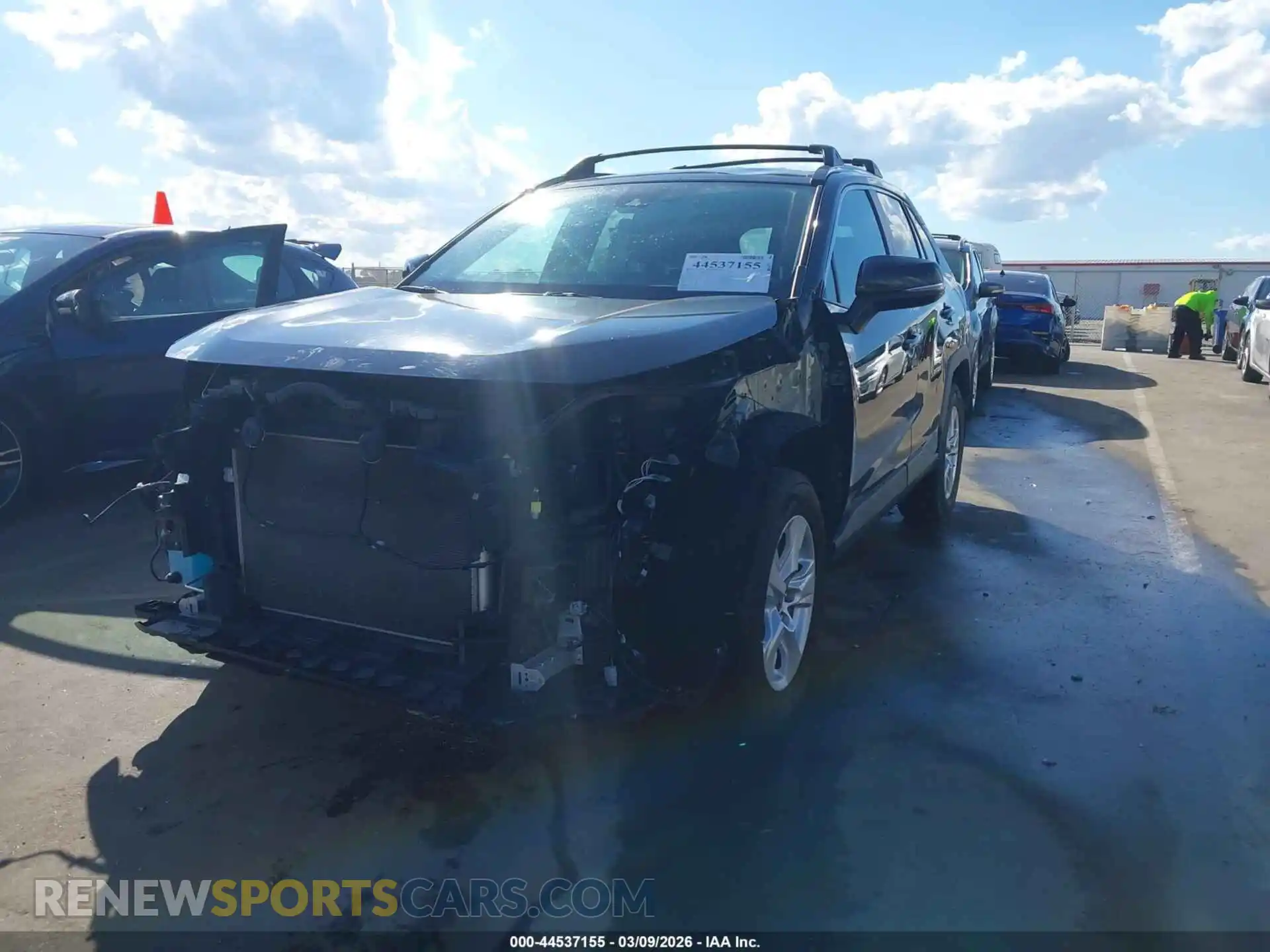 2 Photograph of a damaged car 2T3W1RFV5MC151322 TOYOTA RAV4 2021