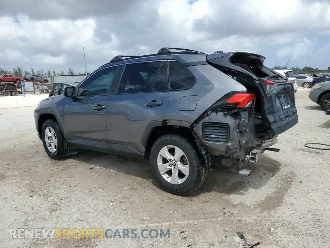 2 Photograph of a damaged car 2T3W1RFV5MC151899 TOYOTA RAV4 2021