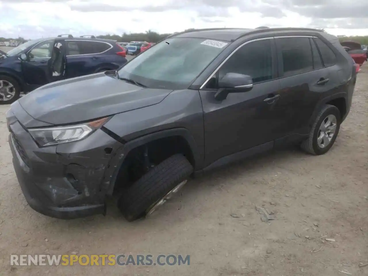 1 Photograph of a damaged car 2T3W1RFV5MC153250 TOYOTA RAV4 2021