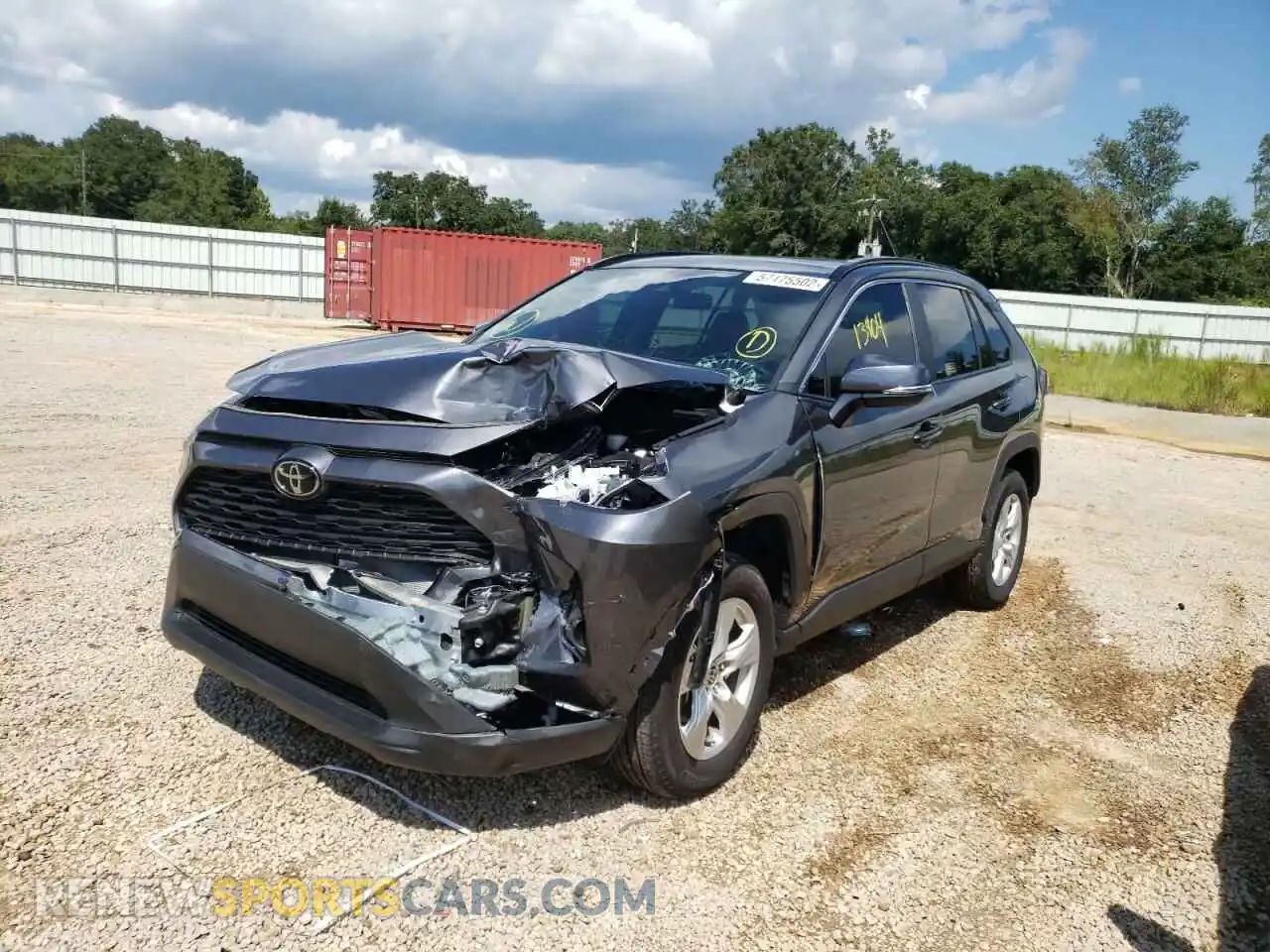 2 Photograph of a damaged car 2T3W1RFV5MC157881 TOYOTA RAV4 2021