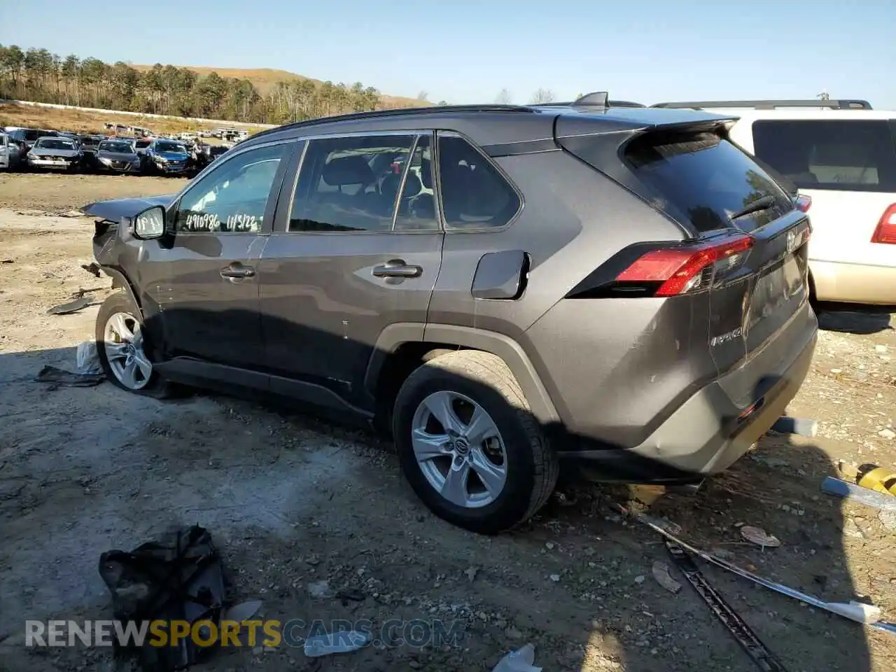 2 Photograph of a damaged car 2T3W1RFV5MW105293 TOYOTA RAV4 2021
