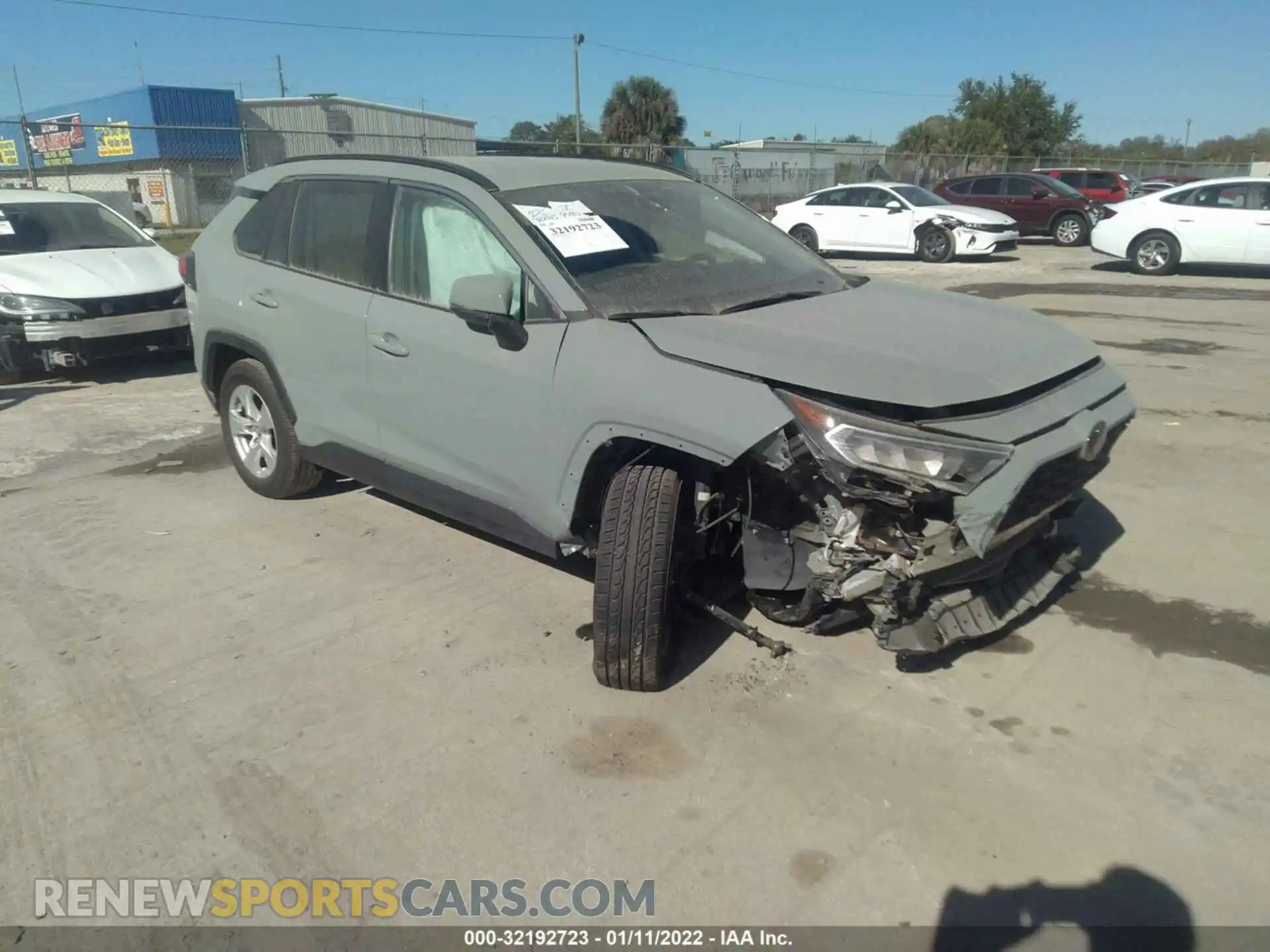1 Photograph of a damaged car 2T3W1RFV5MW106136 TOYOTA RAV4 2021