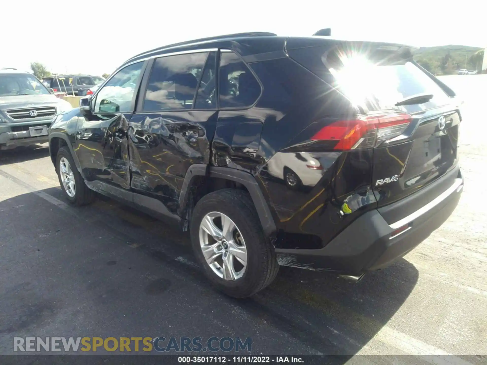 3 Photograph of a damaged car 2T3W1RFV5MW119307 TOYOTA RAV4 2021