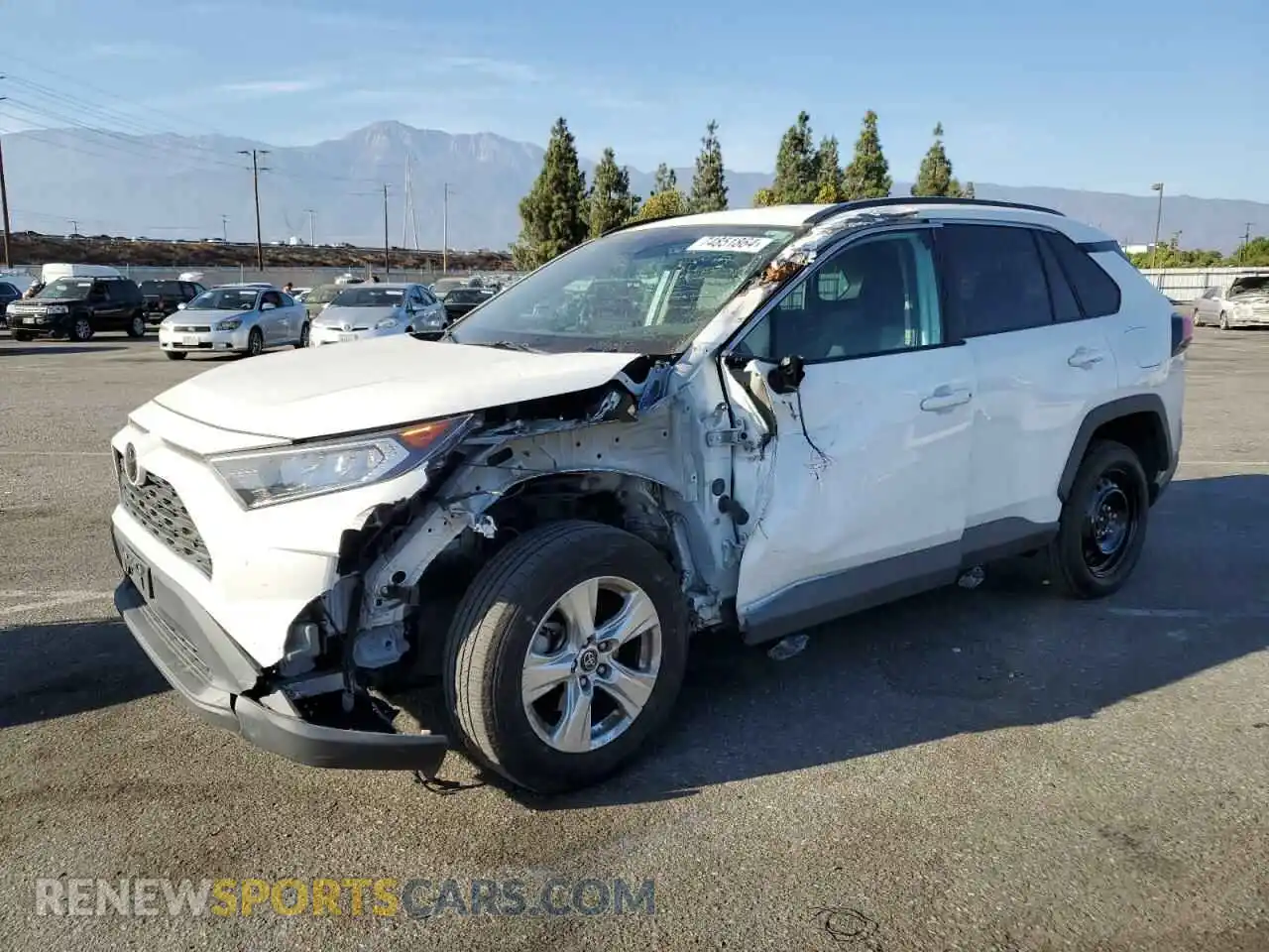 1 Photograph of a damaged car 2T3W1RFV5MW120103 TOYOTA RAV4 2021