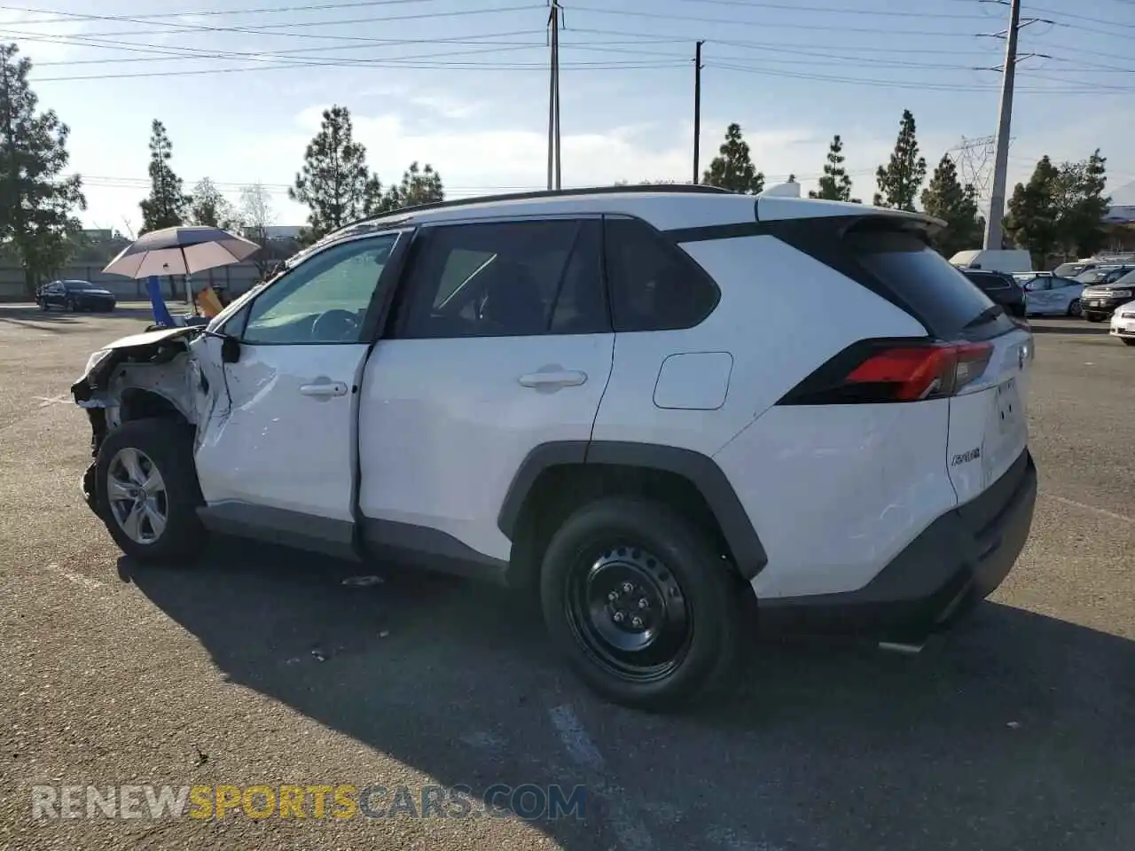 2 Photograph of a damaged car 2T3W1RFV5MW120103 TOYOTA RAV4 2021