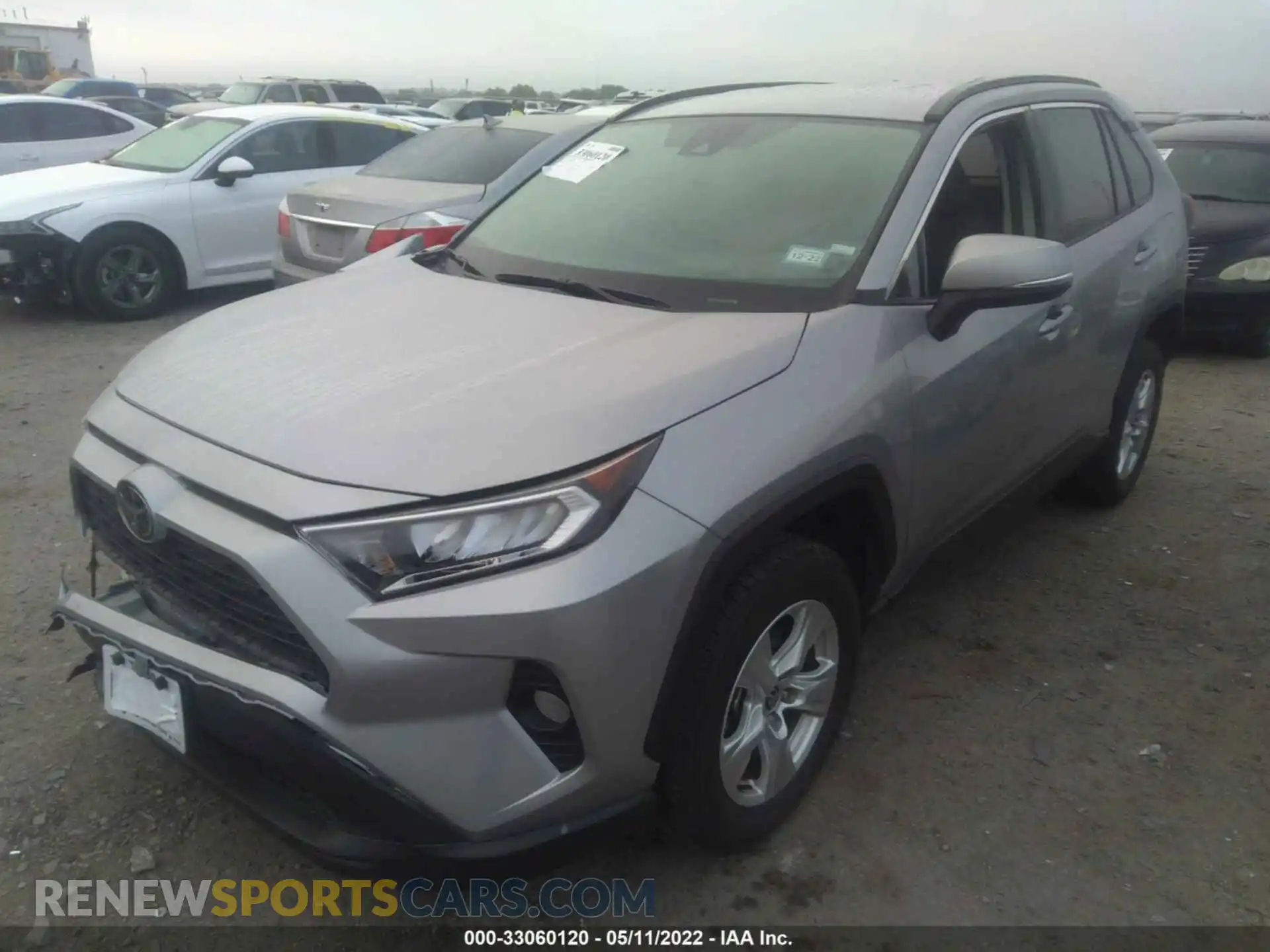 2 fotografías del automóvil dañado 2T3W1RFV5MW127276 TOYOTA RAV4 2021