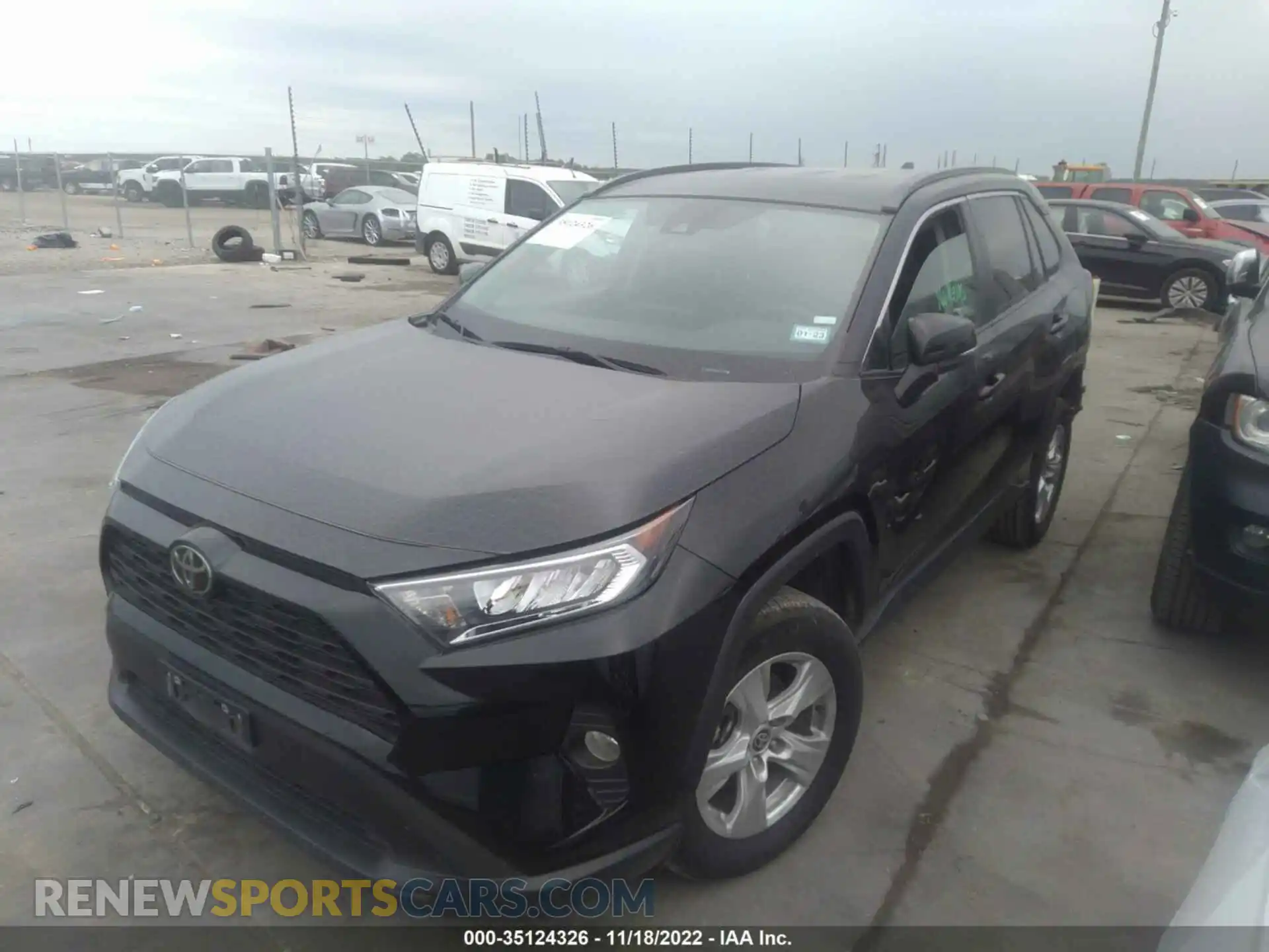 2 Photograph of a damaged car 2T3W1RFV5MW130890 TOYOTA RAV4 2021