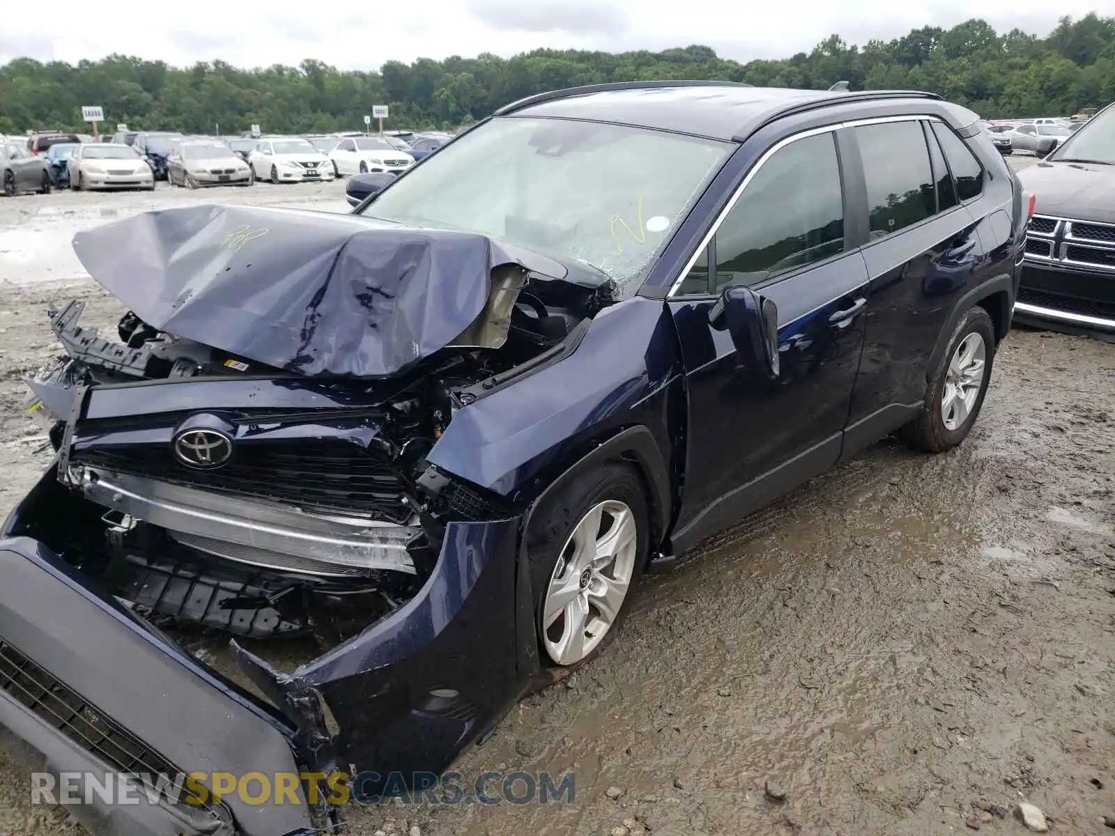 2 Photograph of a damaged car 2T3W1RFV5MW144322 TOYOTA RAV4 2021