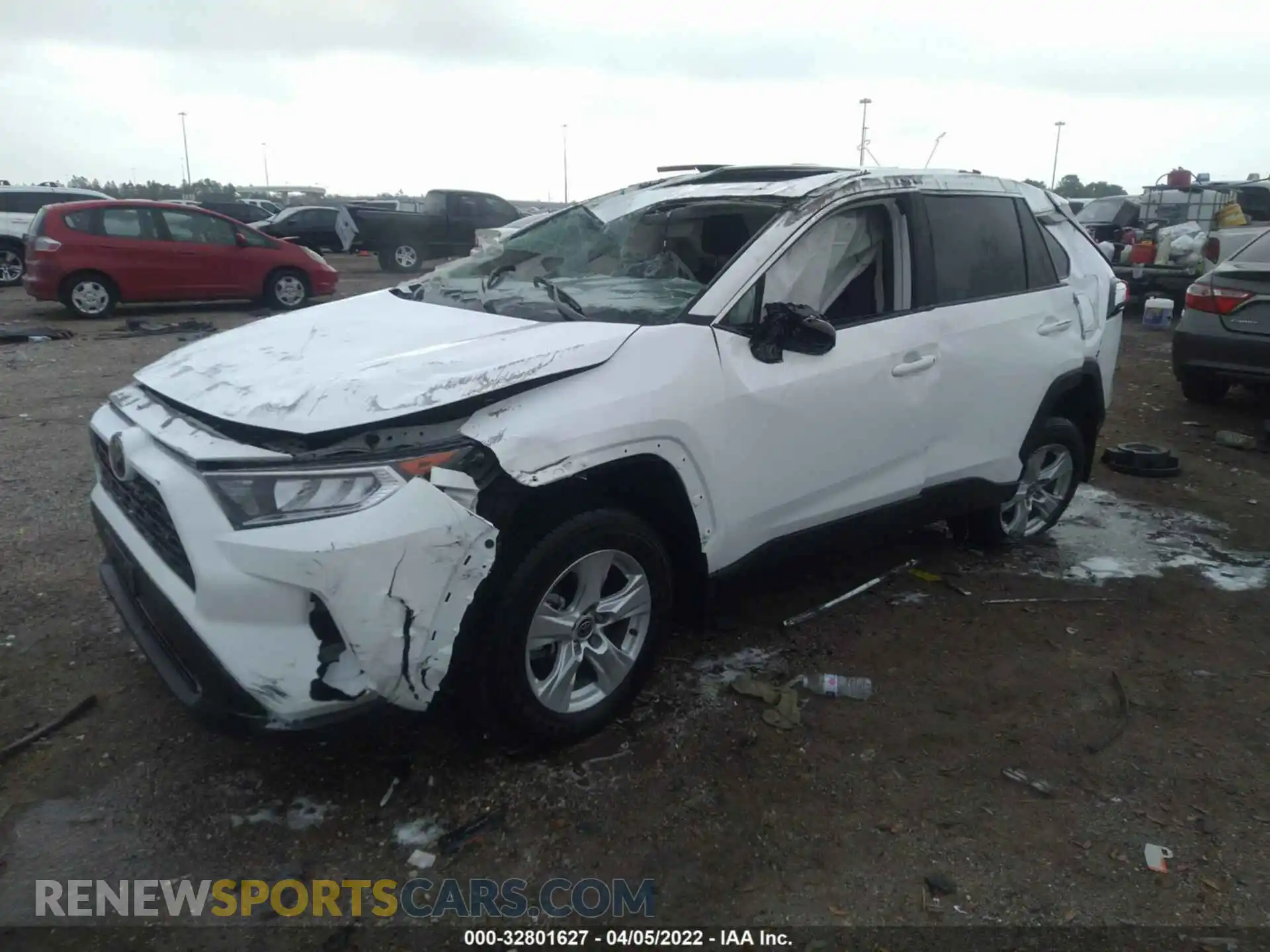 2 Photograph of a damaged car 2T3W1RFV5MW162092 TOYOTA RAV4 2021