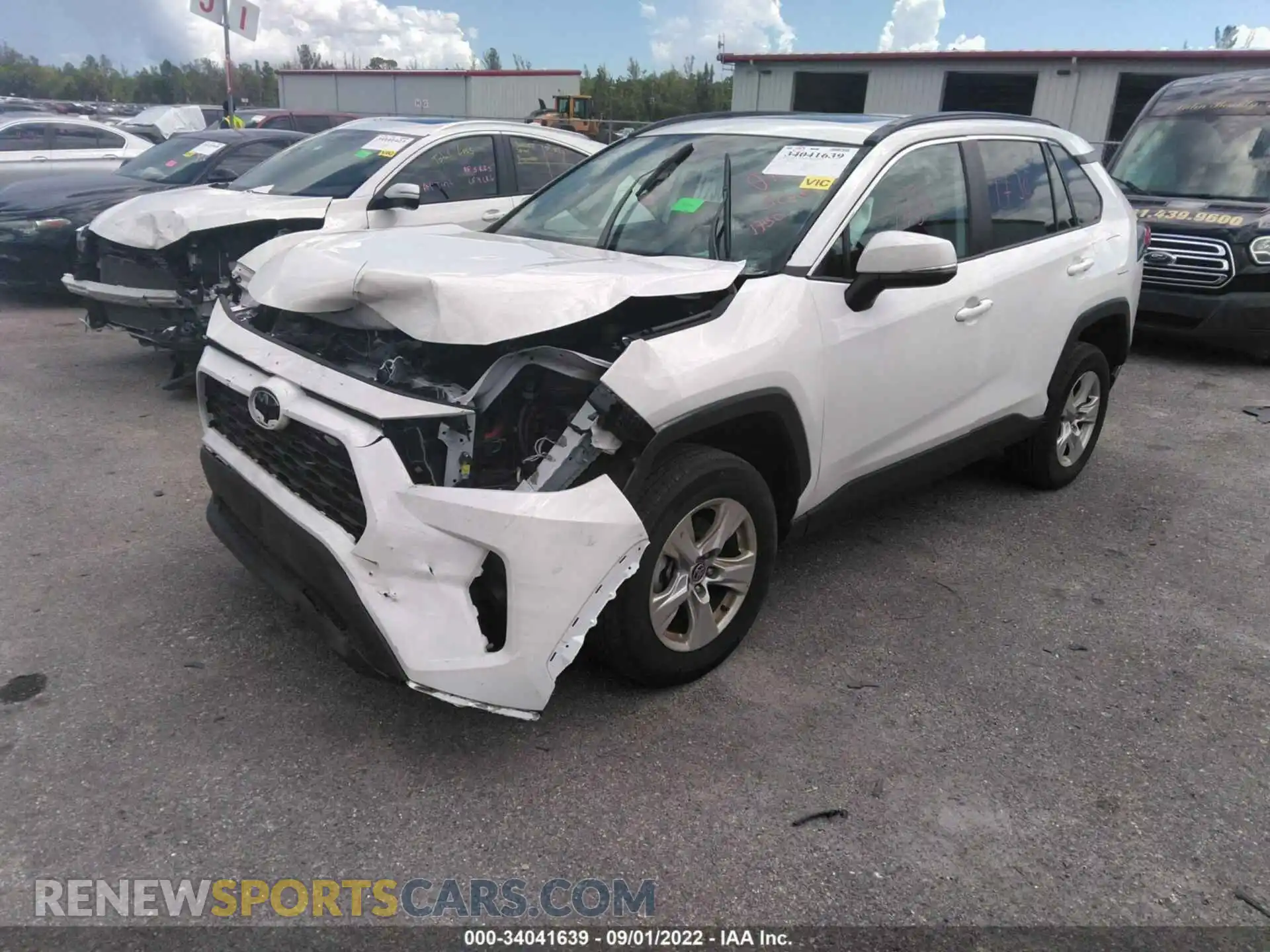 2 Photograph of a damaged car 2T3W1RFV5MW171102 TOYOTA RAV4 2021