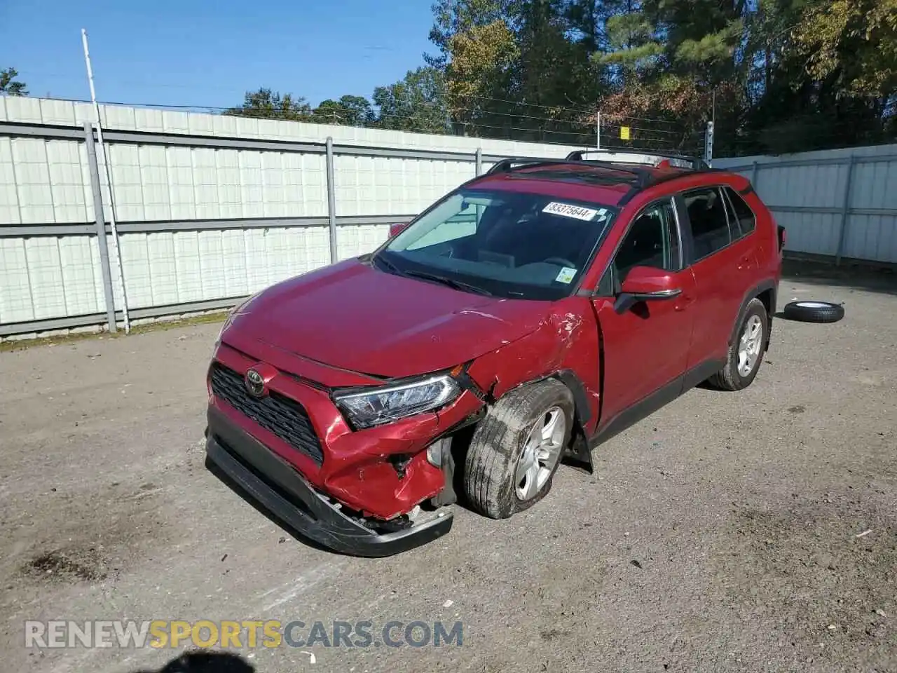 1 Photograph of a damaged car 2T3W1RFV5MW172296 TOYOTA RAV4 2021
