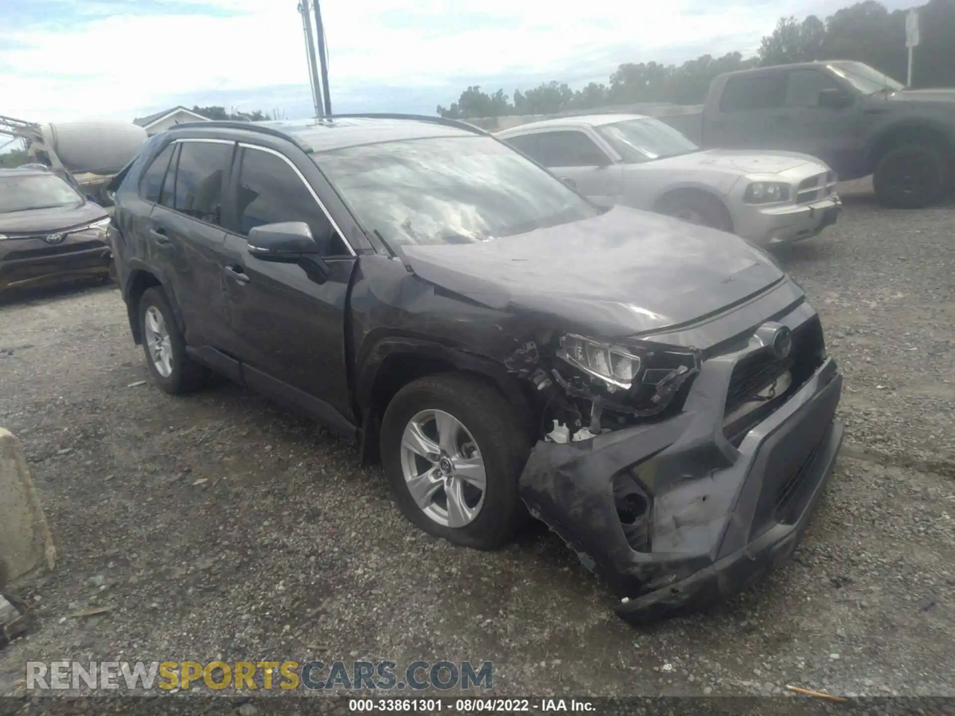 1 Photograph of a damaged car 2T3W1RFV6MC087243 TOYOTA RAV4 2021
