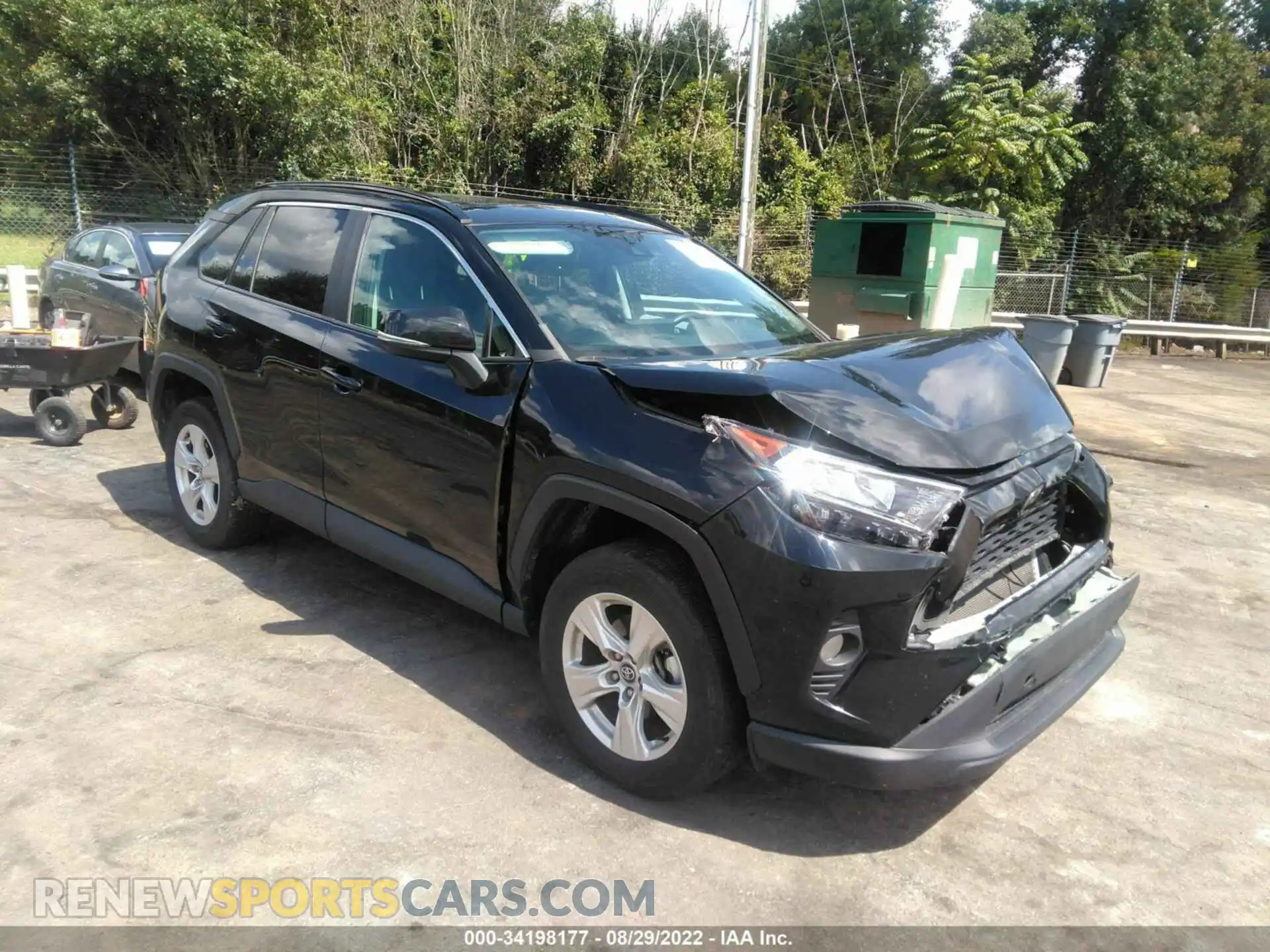 1 Photograph of a damaged car 2T3W1RFV6MC087968 TOYOTA RAV4 2021
