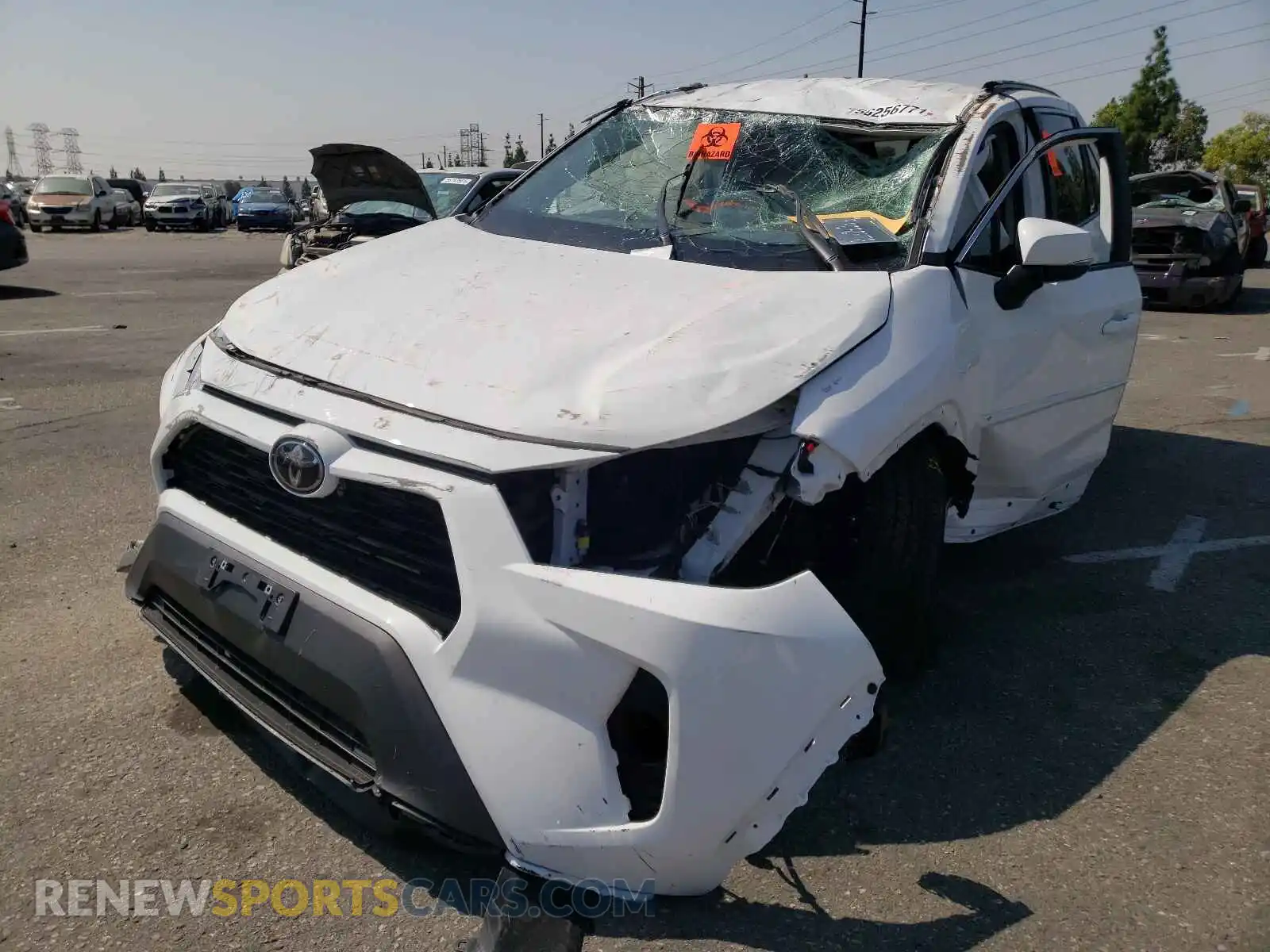 2 Photograph of a damaged car 2T3W1RFV6MC099053 TOYOTA RAV4 2021