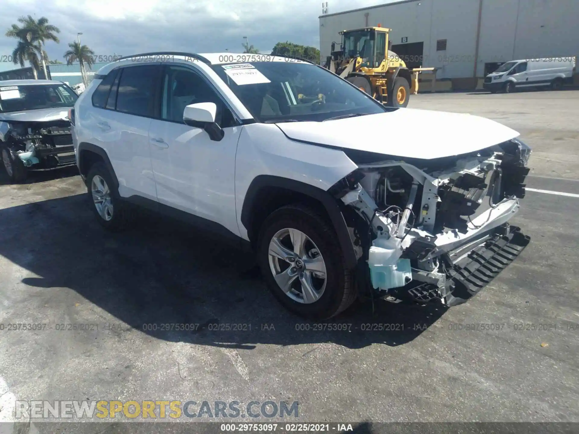 1 Фотография поврежденного автомобиля 2T3W1RFV6MC101559 TOYOTA RAV4 2021