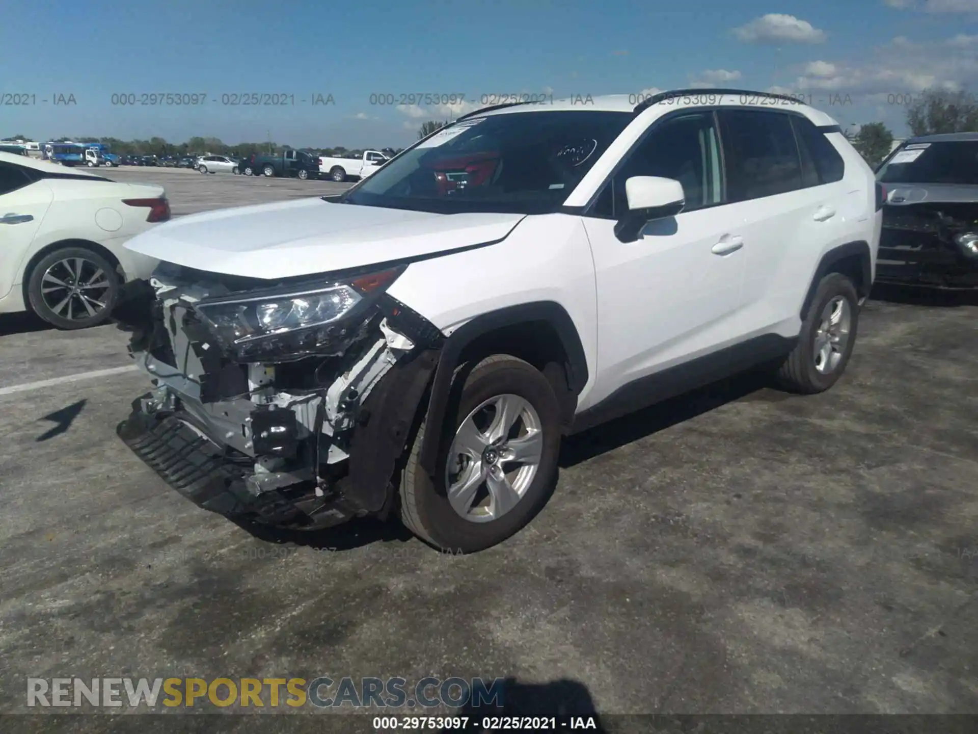 2 Фотография поврежденного автомобиля 2T3W1RFV6MC101559 TOYOTA RAV4 2021