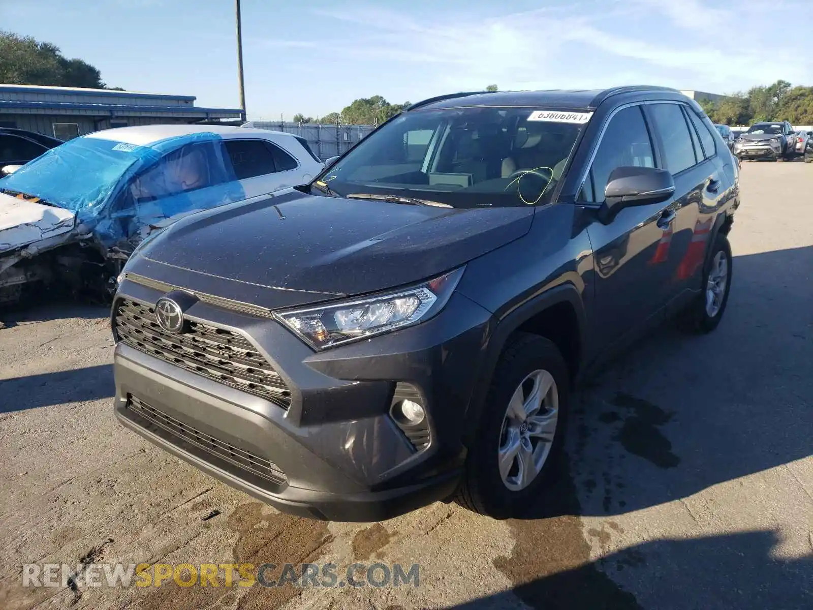 2 Photograph of a damaged car 2T3W1RFV6MC105417 TOYOTA RAV4 2021