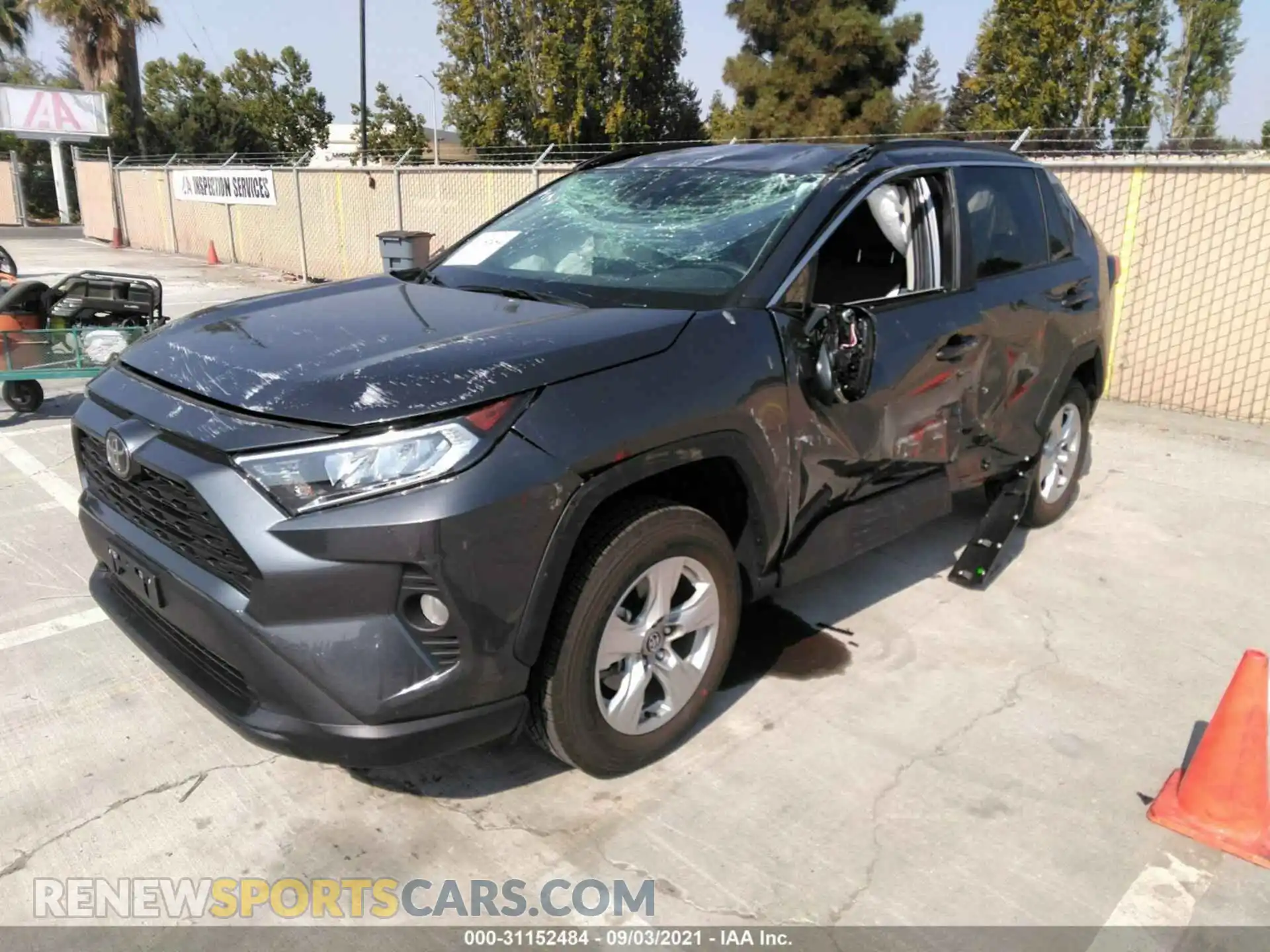 2 Photograph of a damaged car 2T3W1RFV6MC105613 TOYOTA RAV4 2021