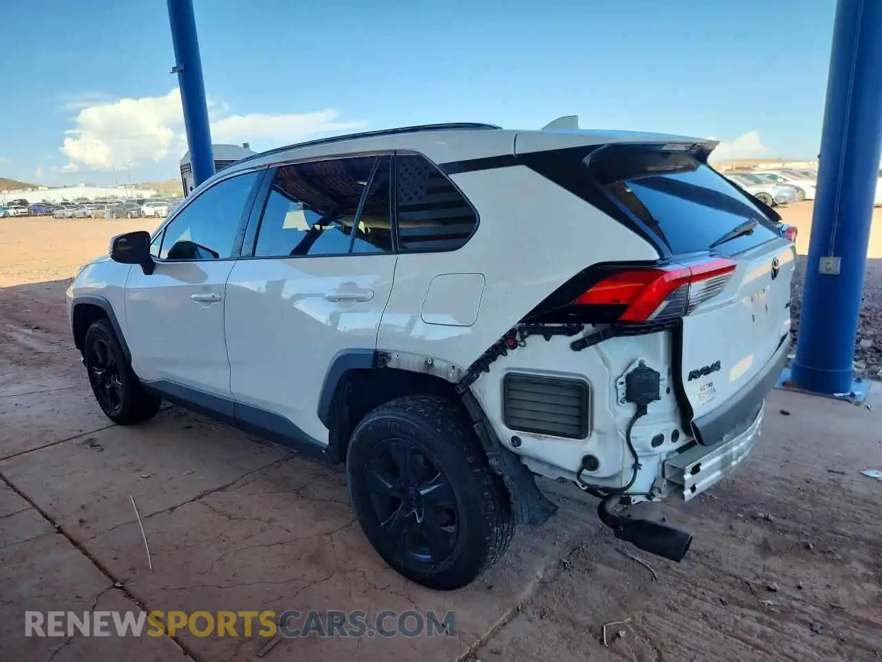 2 Photograph of a damaged car 2T3W1RFV6MC107717 TOYOTA RAV4 2021