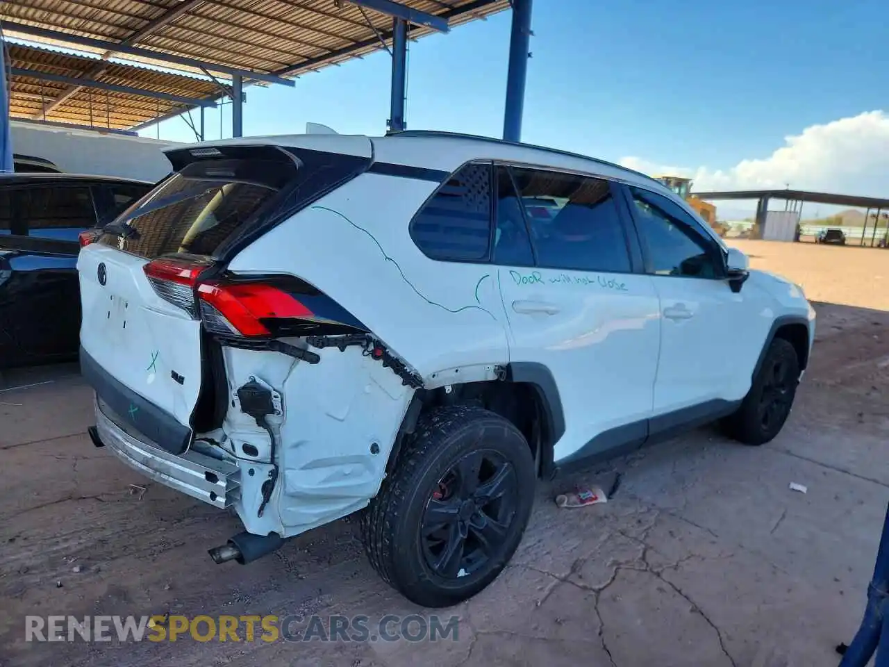 3 Photograph of a damaged car 2T3W1RFV6MC107717 TOYOTA RAV4 2021