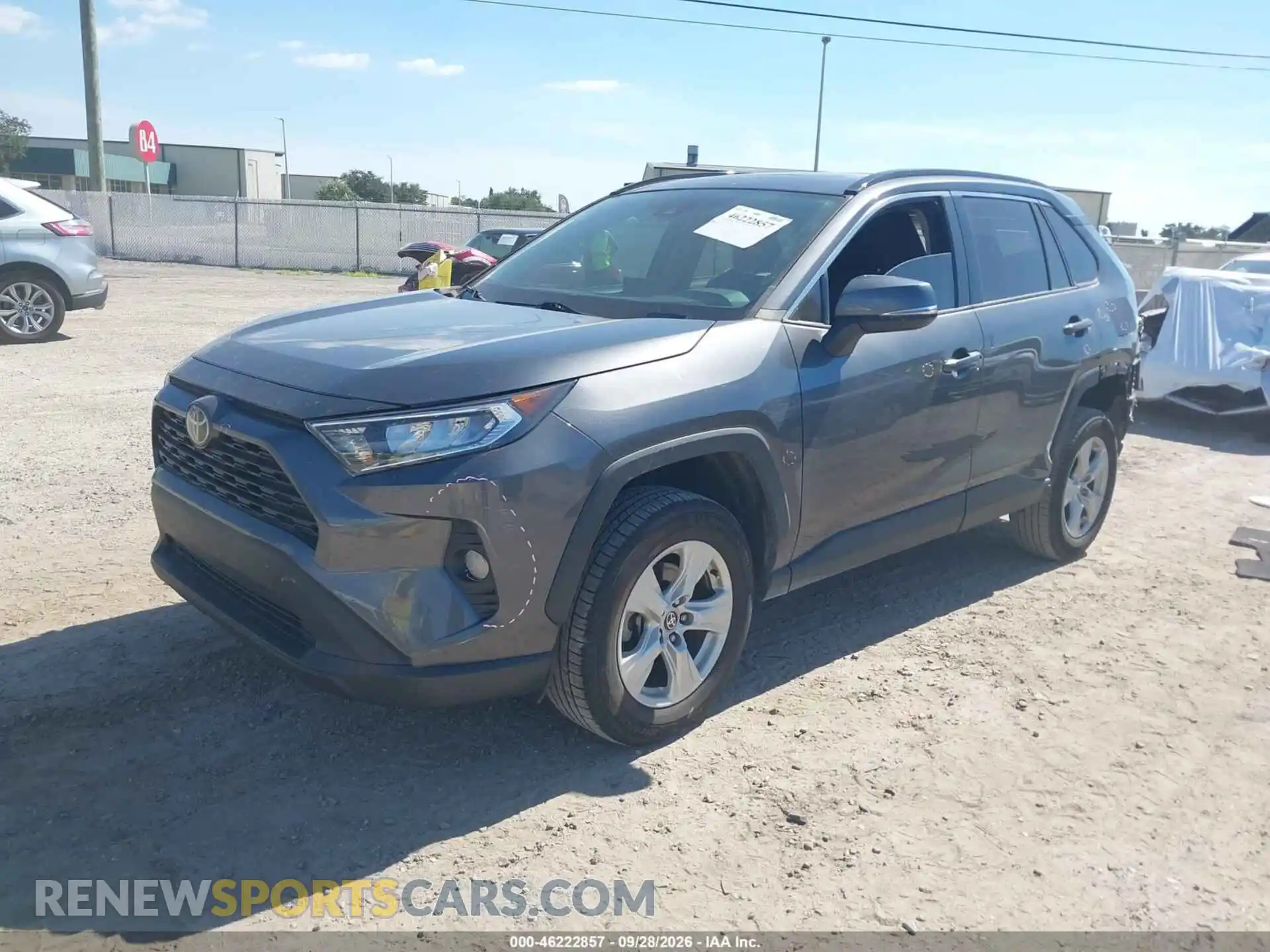 2 Photograph of a damaged car 2T3W1RFV6MC116157 TOYOTA RAV4 2021