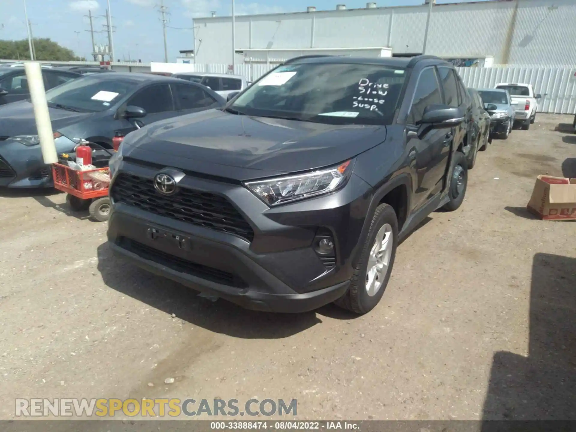 2 Photograph of a damaged car 2T3W1RFV6MC116675 TOYOTA RAV4 2021