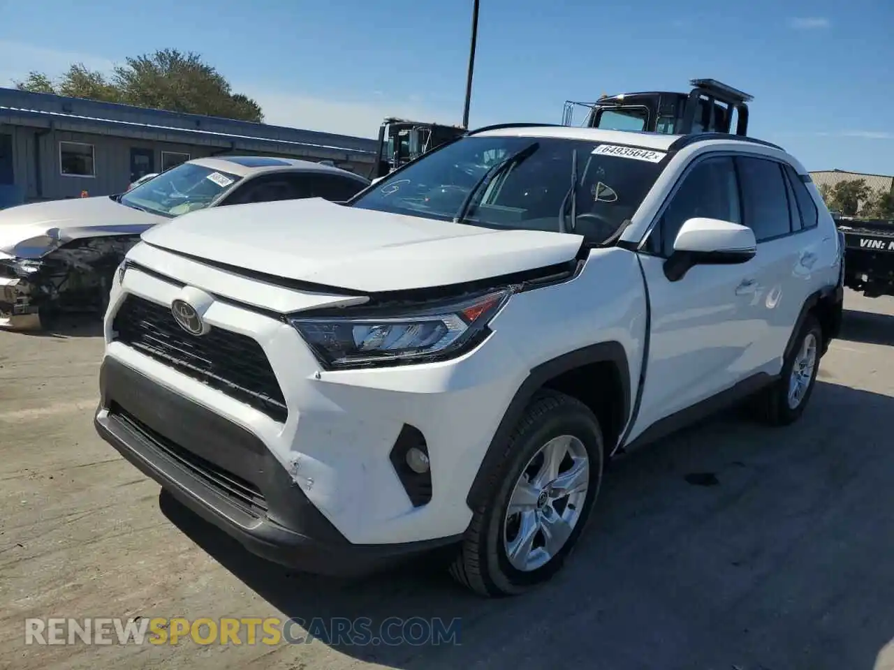 2 Photograph of a damaged car 2T3W1RFV6MC122153 TOYOTA RAV4 2021
