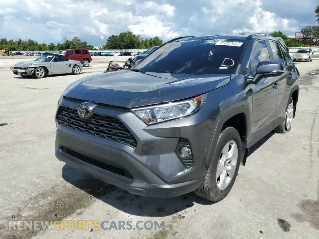 2 Photograph of a damaged car 2T3W1RFV6MC135629 TOYOTA RAV4 2021