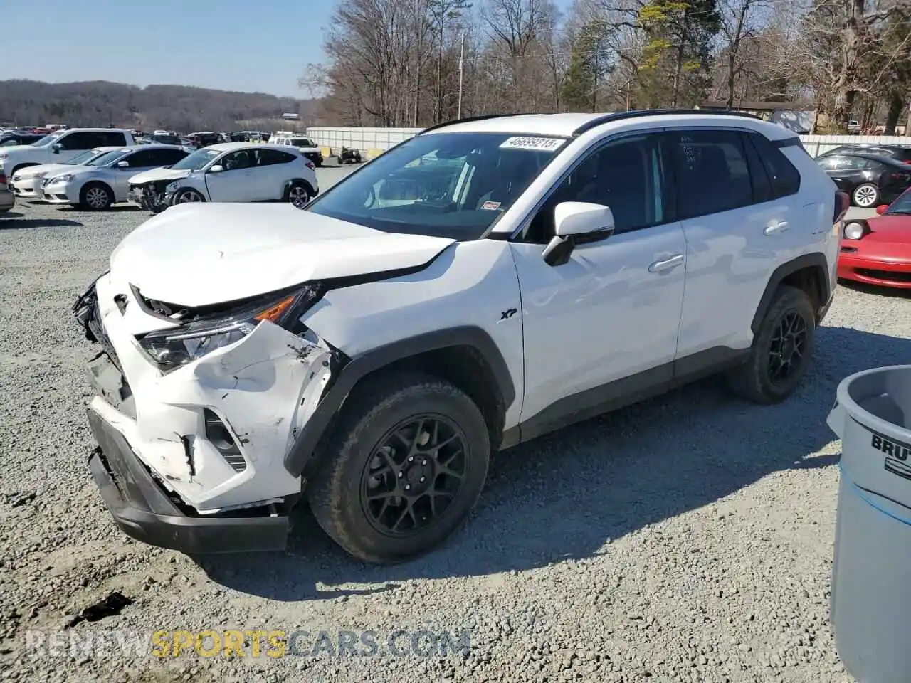 1 Photograph of a damaged car 2T3W1RFV6MC164029 TOYOTA RAV4 2021