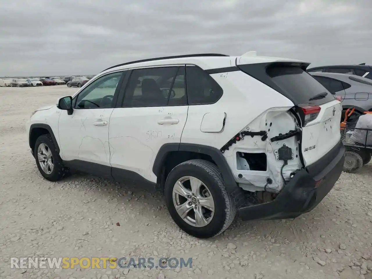 2 Photograph of a damaged car 2T3W1RFV6MC166301 TOYOTA RAV4 2021