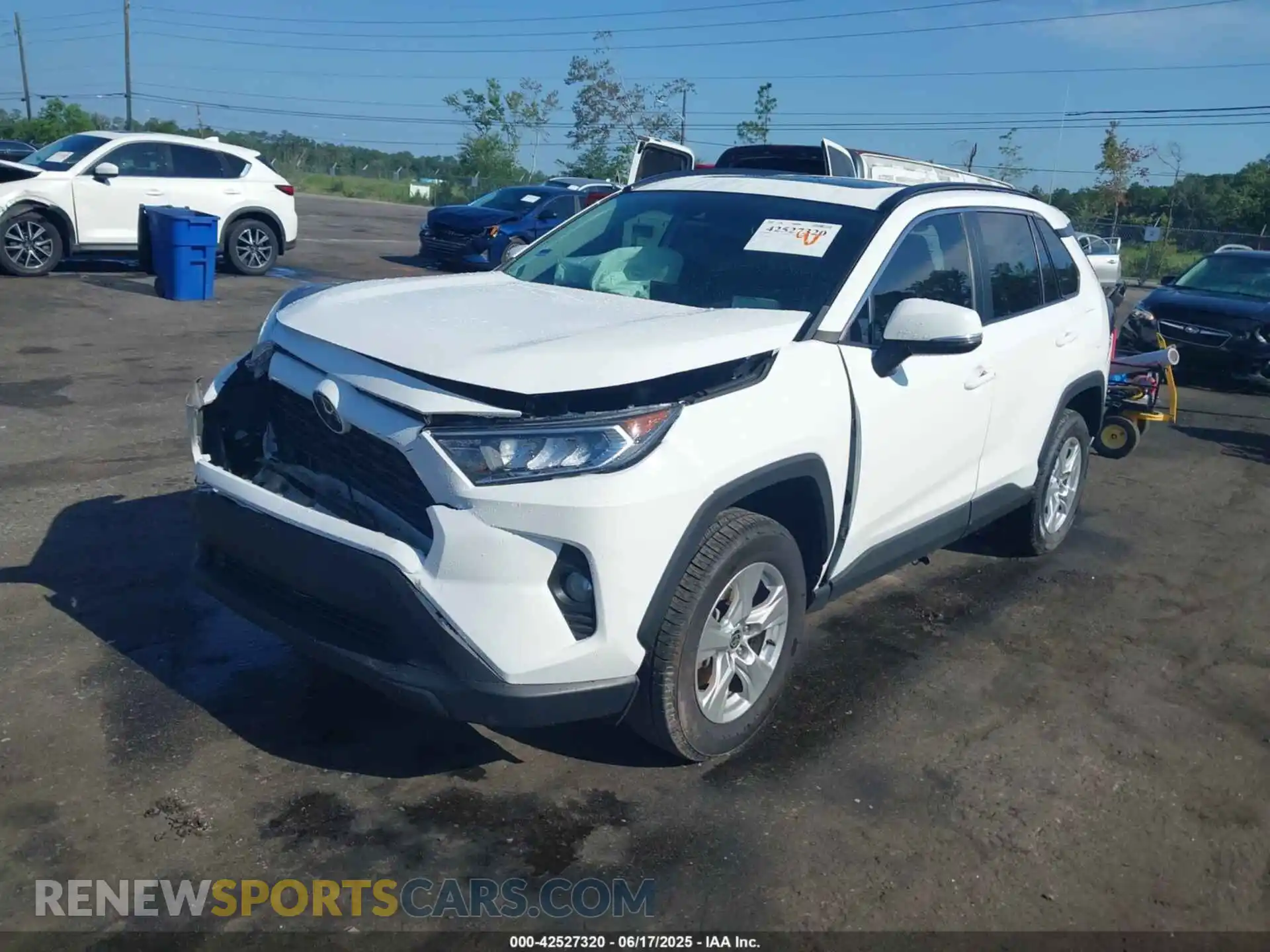 2 Photograph of a damaged car 2T3W1RFV6MC167531 TOYOTA RAV4 2021