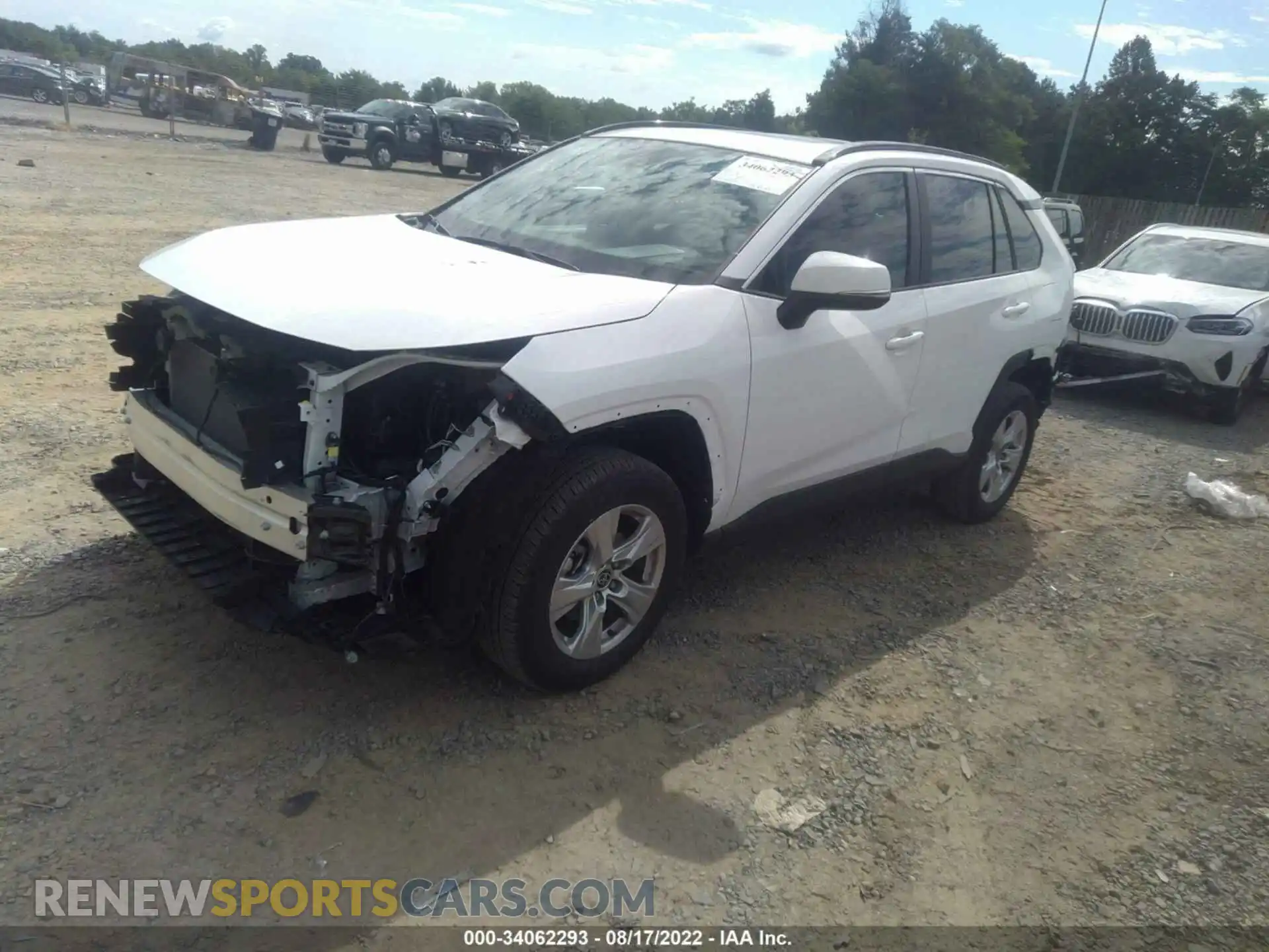 2 Photograph of a damaged car 2T3W1RFV6MC168016 TOYOTA RAV4 2021