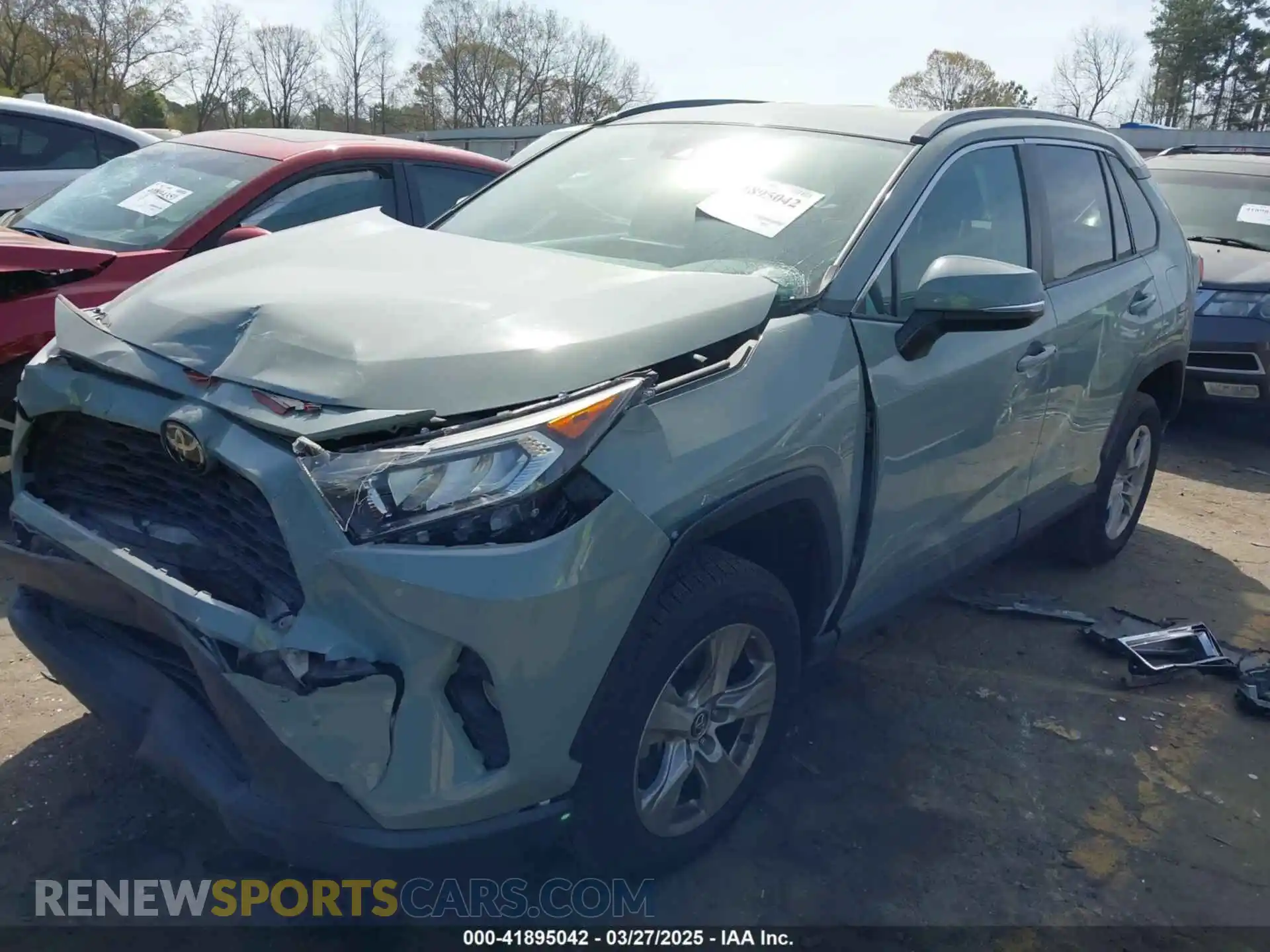 2 Photograph of a damaged car 2T3W1RFV6MW112592 TOYOTA RAV4 2021
