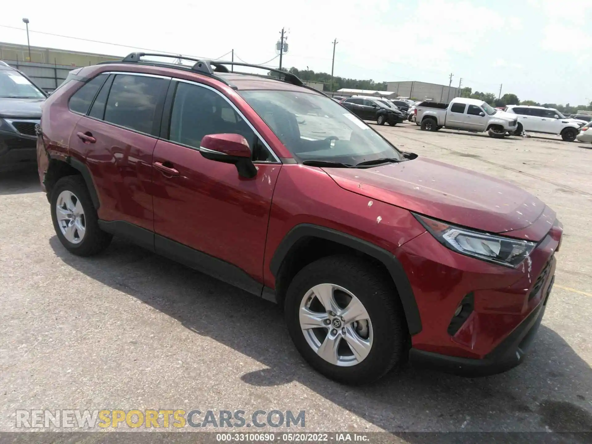 1 Photograph of a damaged car 2T3W1RFV6MW114276 TOYOTA RAV4 2021