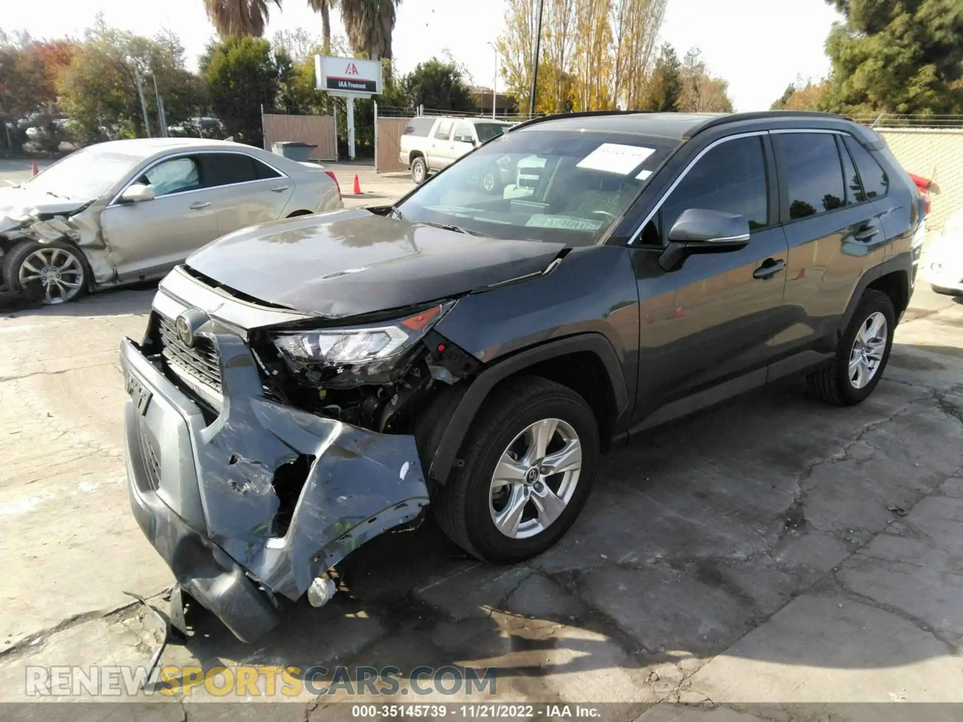 2 Photograph of a damaged car 2T3W1RFV6MW118604 TOYOTA RAV4 2021