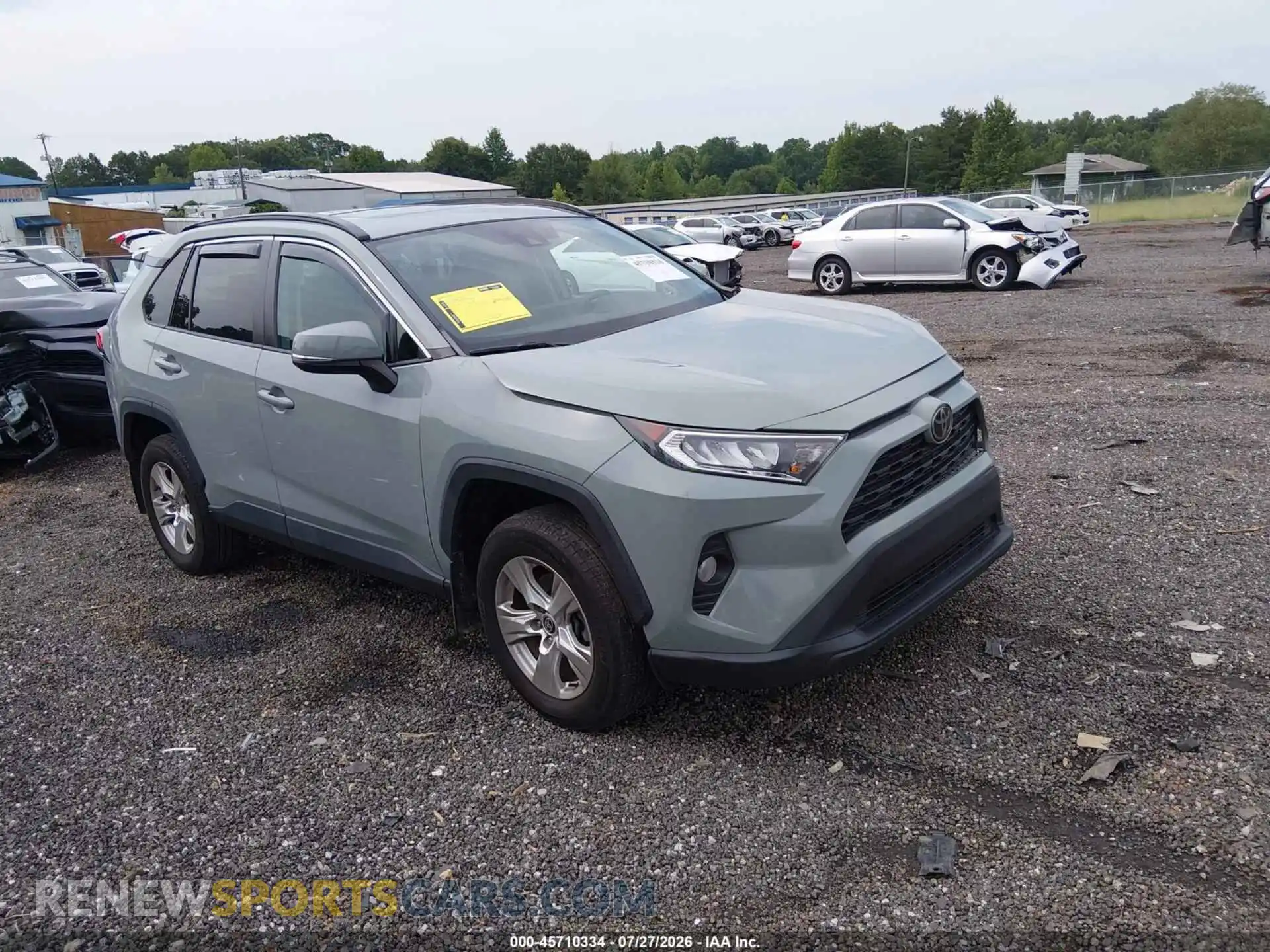 1 Photograph of a damaged car 2T3W1RFV6MW126363 TOYOTA RAV4 2021