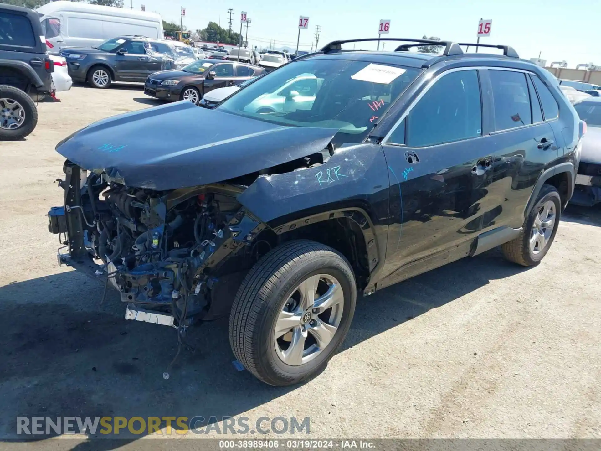 2 Photograph of a damaged car 2T3W1RFV6MW128064 TOYOTA RAV4 2021