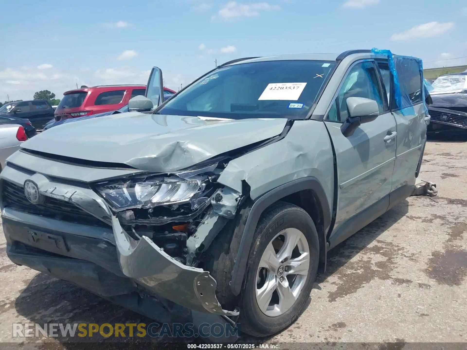 2 Photograph of a damaged car 2T3W1RFV6MW155698 TOYOTA RAV4 2021