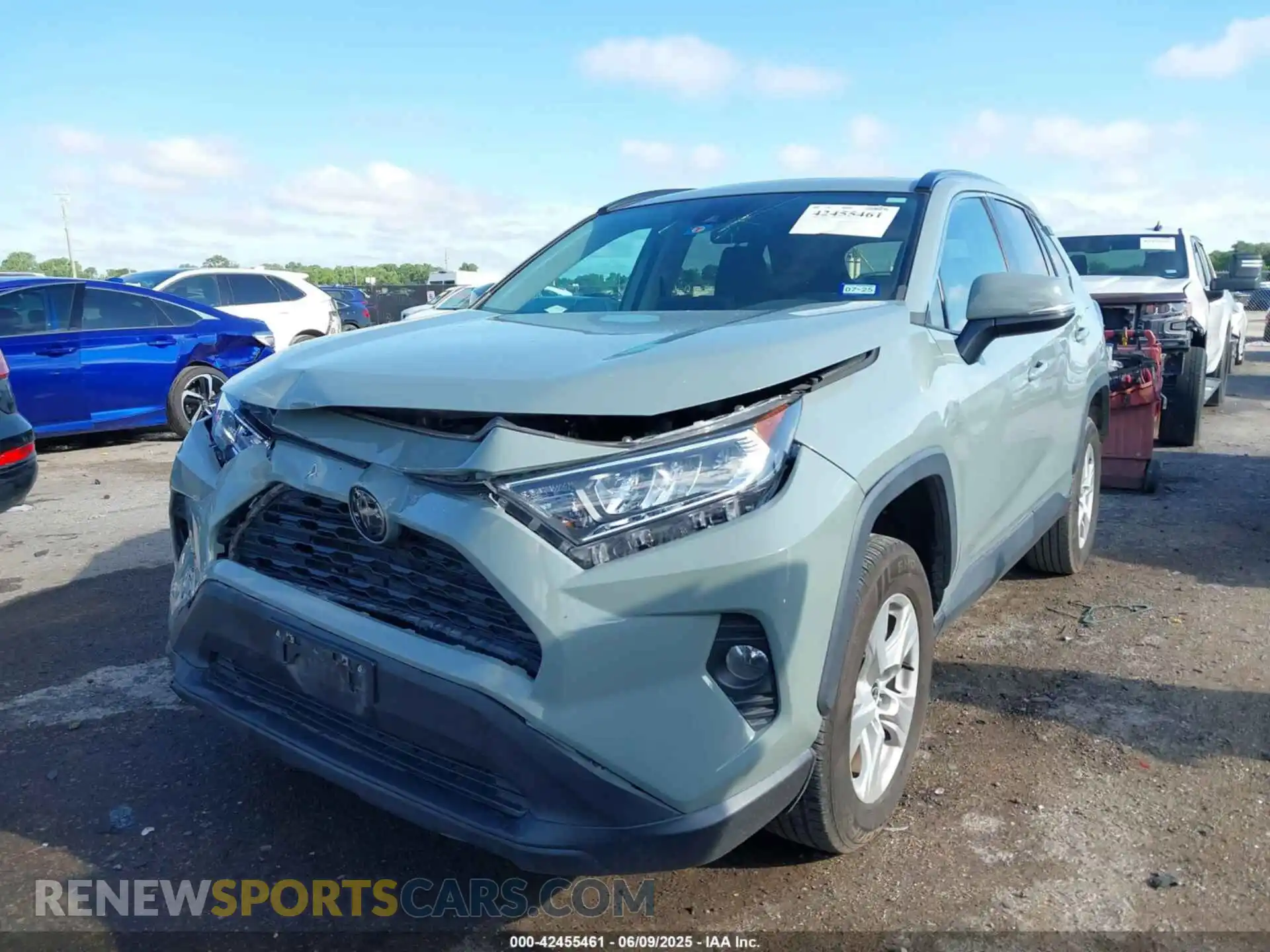 2 Photograph of a damaged car 2T3W1RFV6MW163395 TOYOTA RAV4 2021