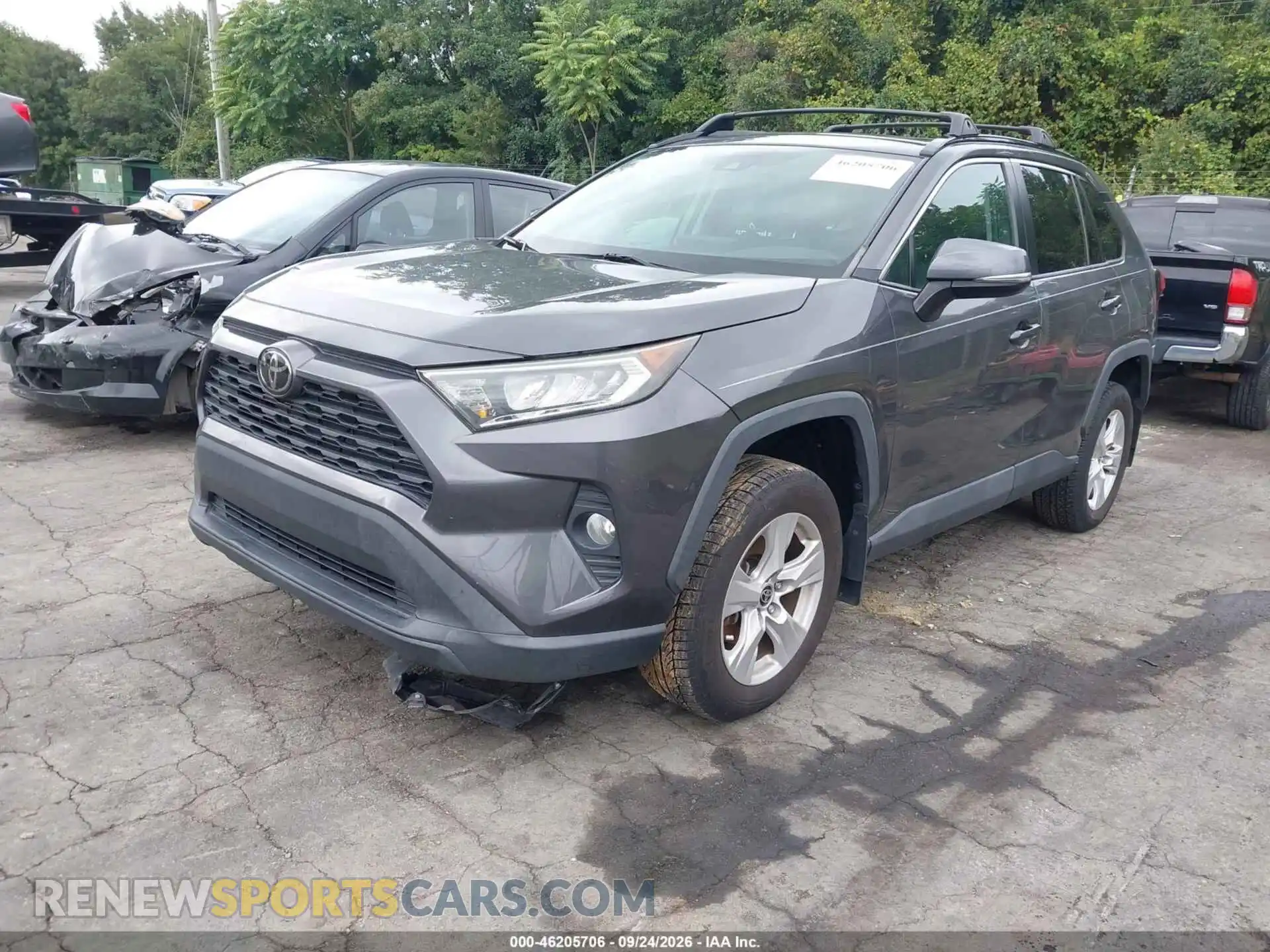2 fotografías del automóvil dañado 2T3W1RFV6MW164062 TOYOTA RAV4 2021
