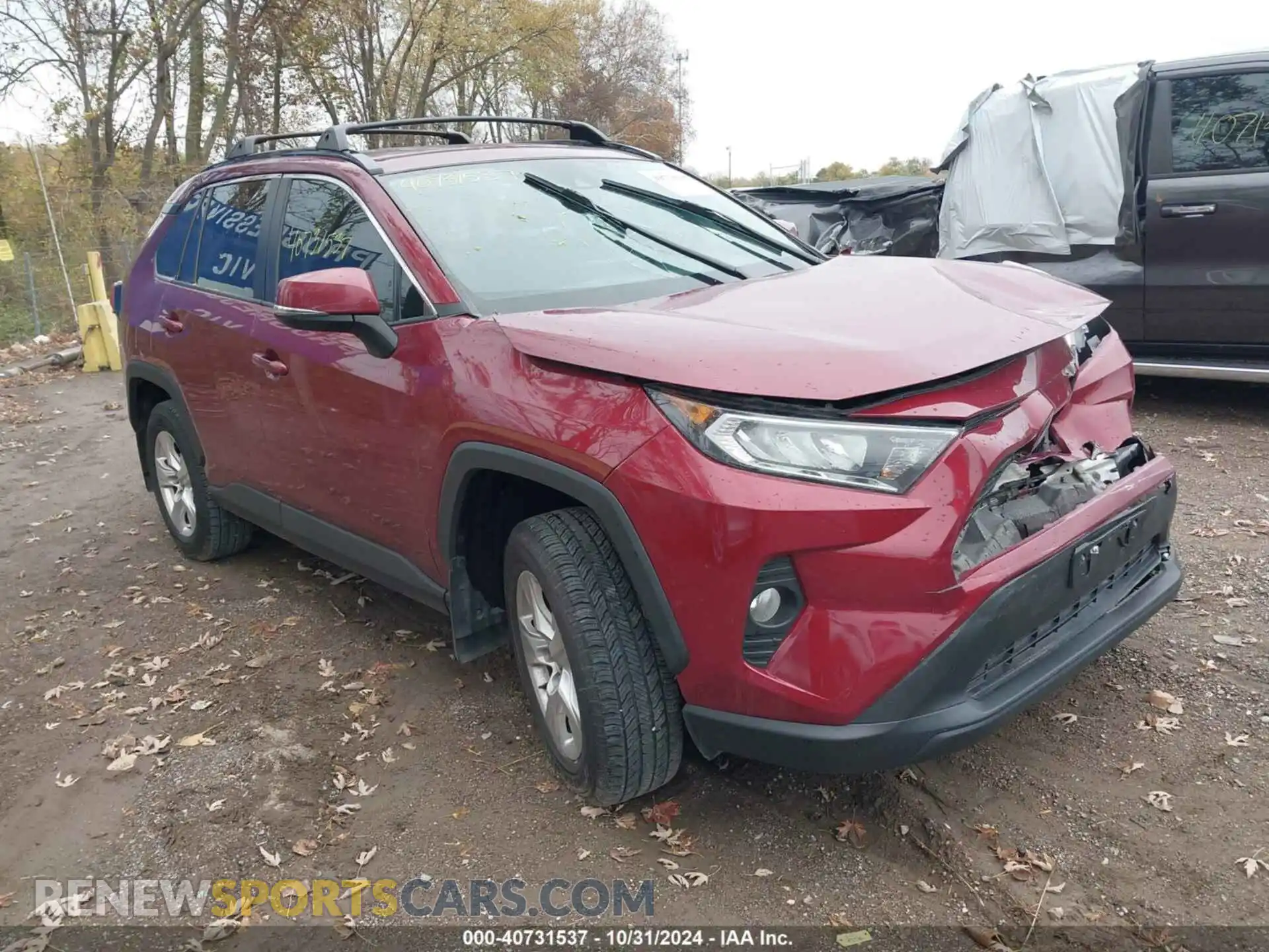 1 Photograph of a damaged car 2T3W1RFV6MW164353 TOYOTA RAV4 2021