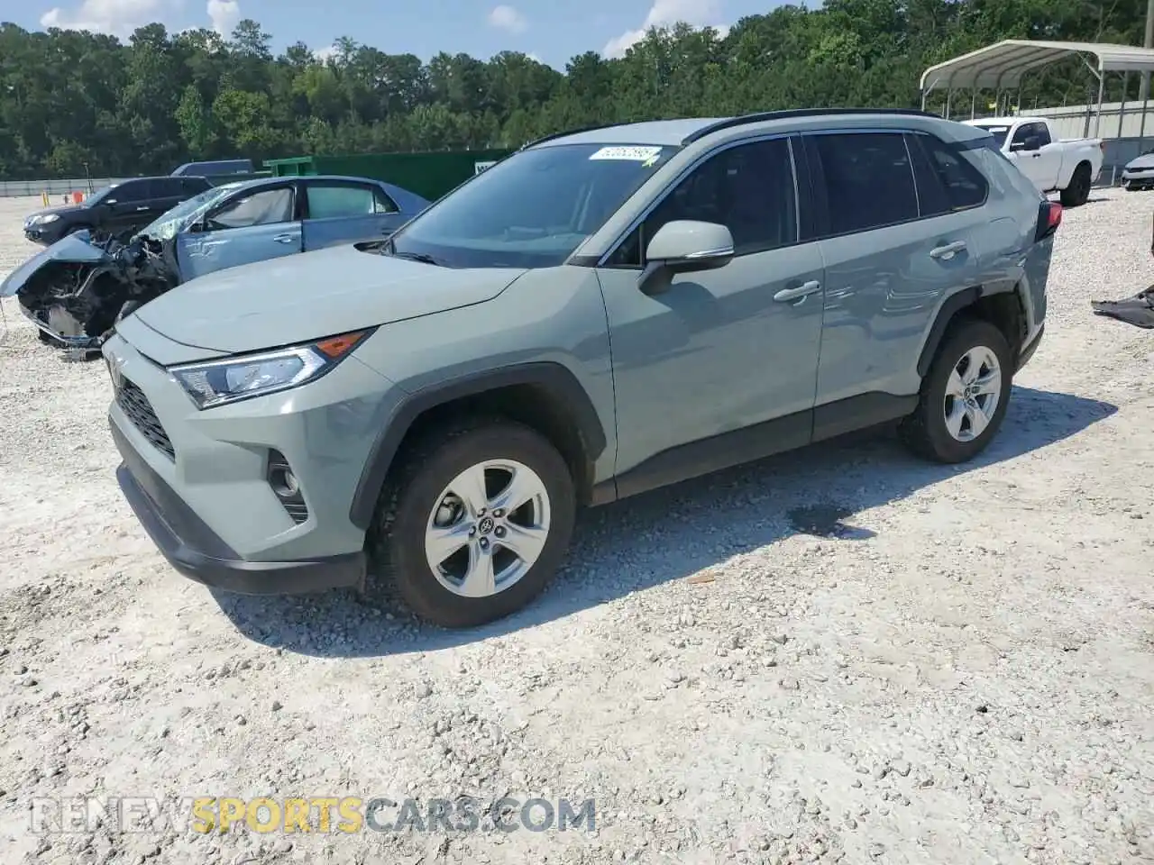 1 Photograph of a damaged car 2T3W1RFV7MC087199 TOYOTA RAV4 2021